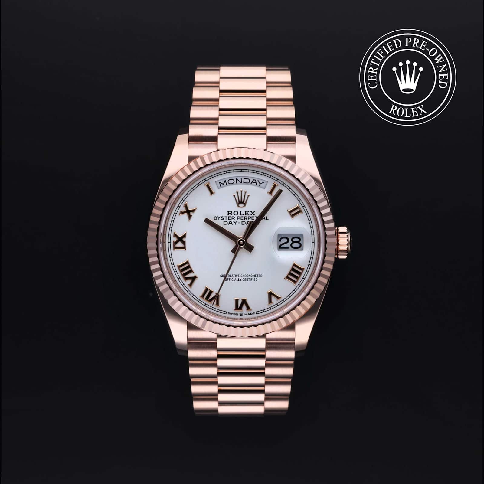 Rolex Day-Date in Rose Gold, 128235 - Bucherer