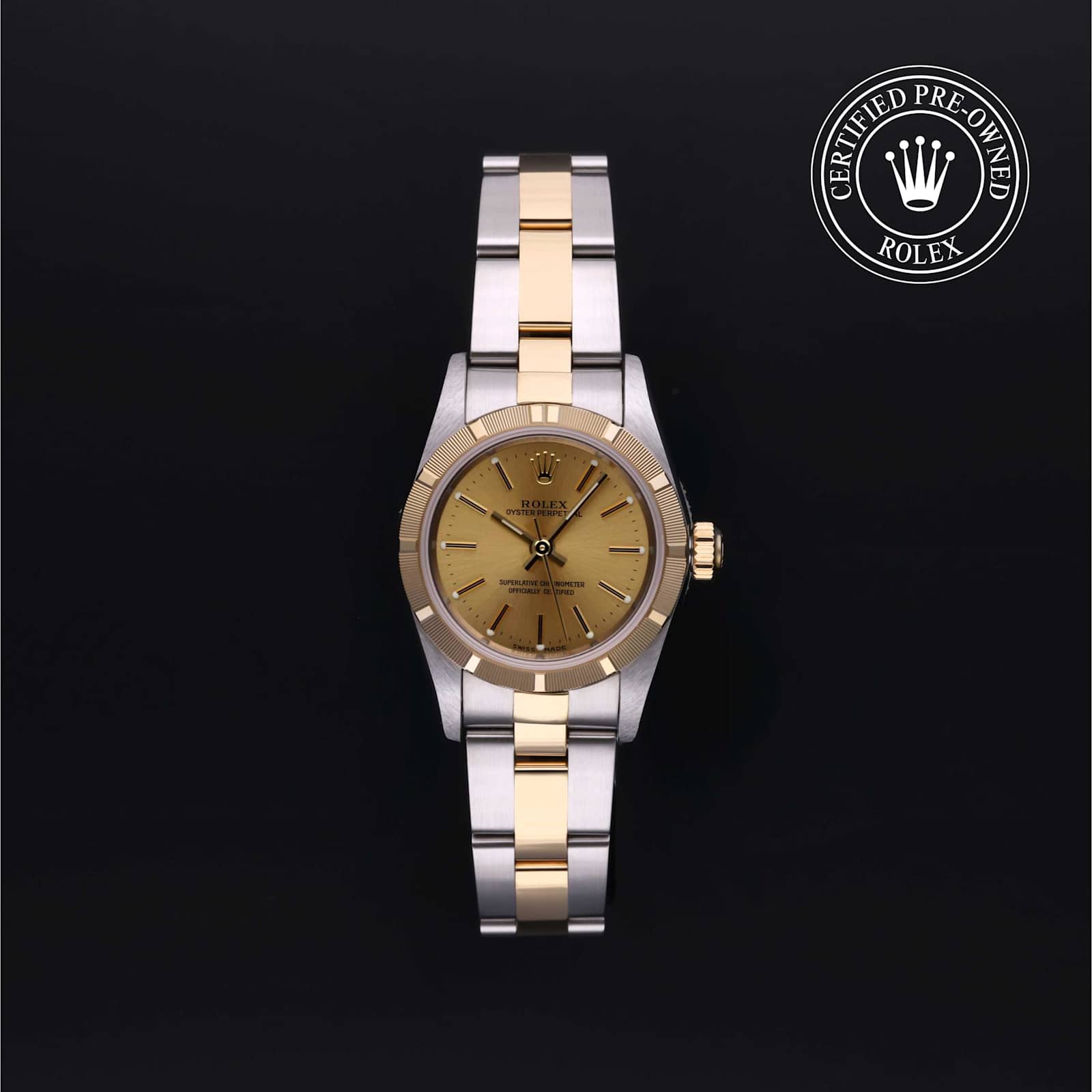 Rolex Oyster Perpetual in Bicolor, 76233 - Bucherer