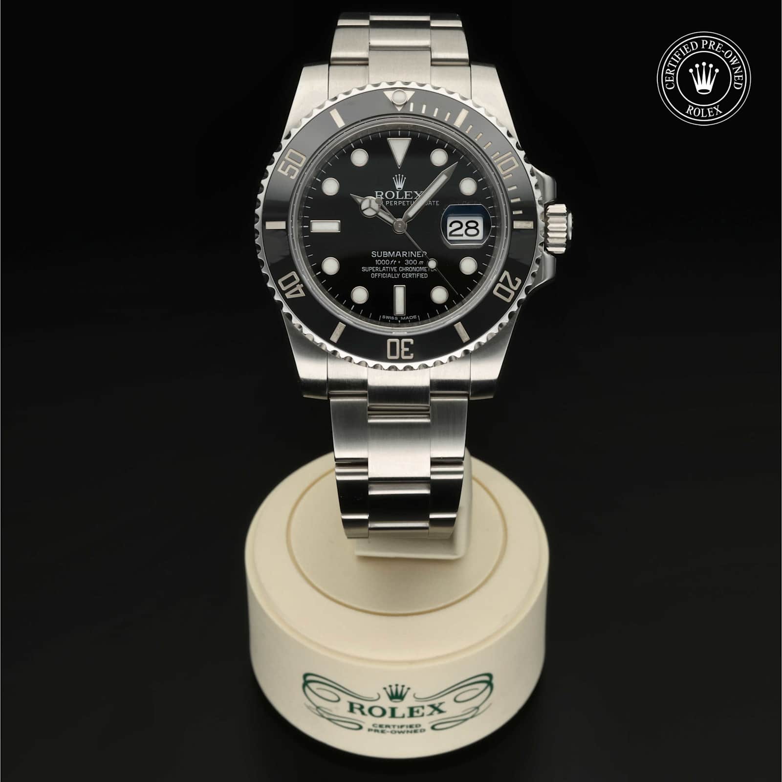 Submariner Date  Certified Pre Owned 
