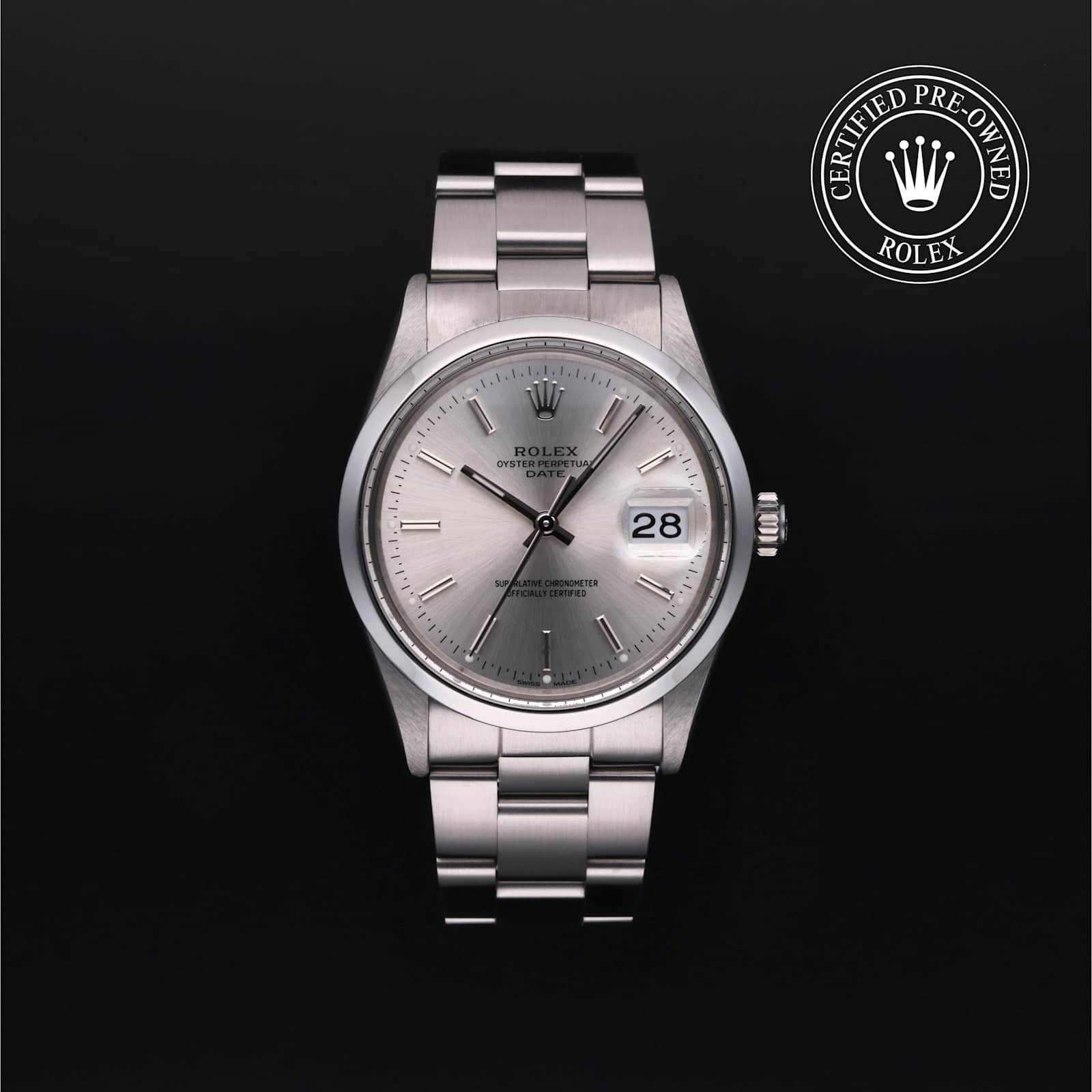 Rolex Date in Stainless steel, 15000 - Bucherer