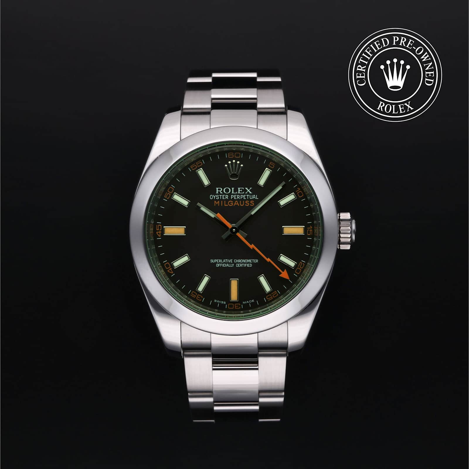 Rolex Milgauss in Stainless steel, 116400 - Bucherer