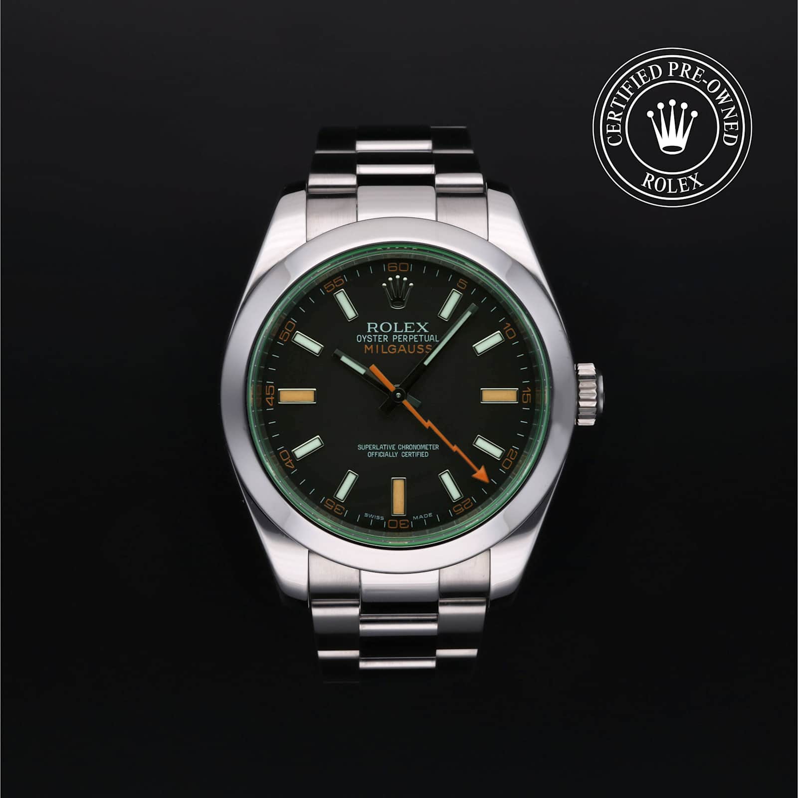 Rolex Milgauss in Stainless steel, 116400 - Bucherer