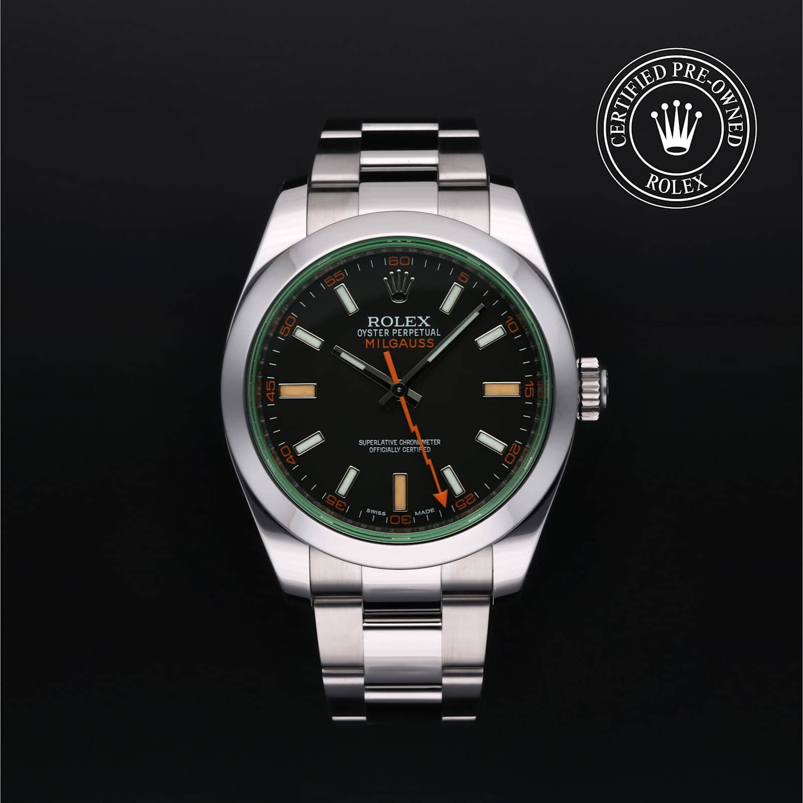 Rolex Milgauss in Stainless steel, 116400 - Bucherer