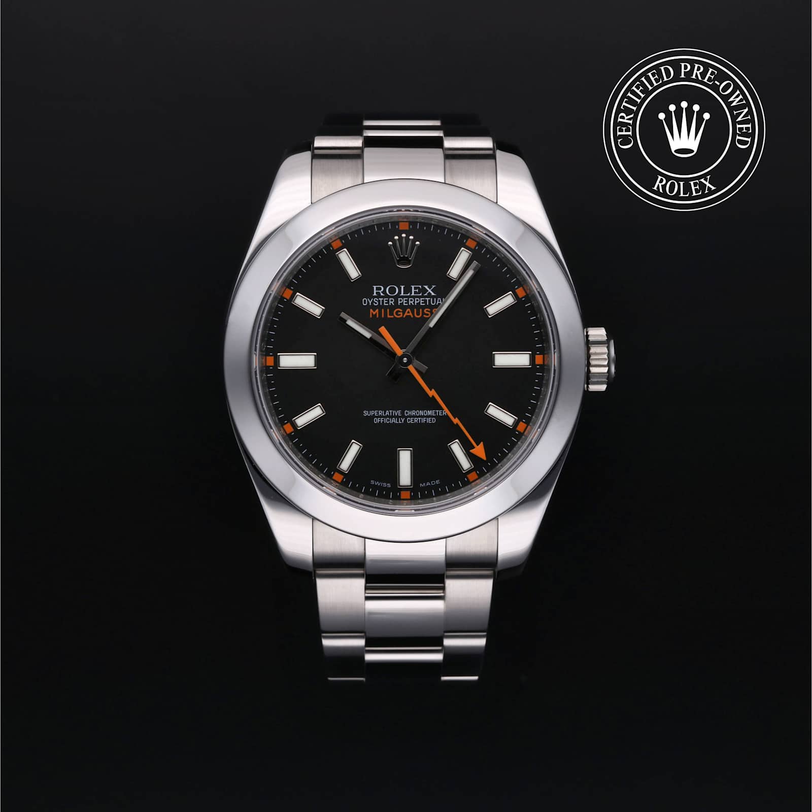 Rolex Milgauss in Stainless steel, 116400 - Bucherer