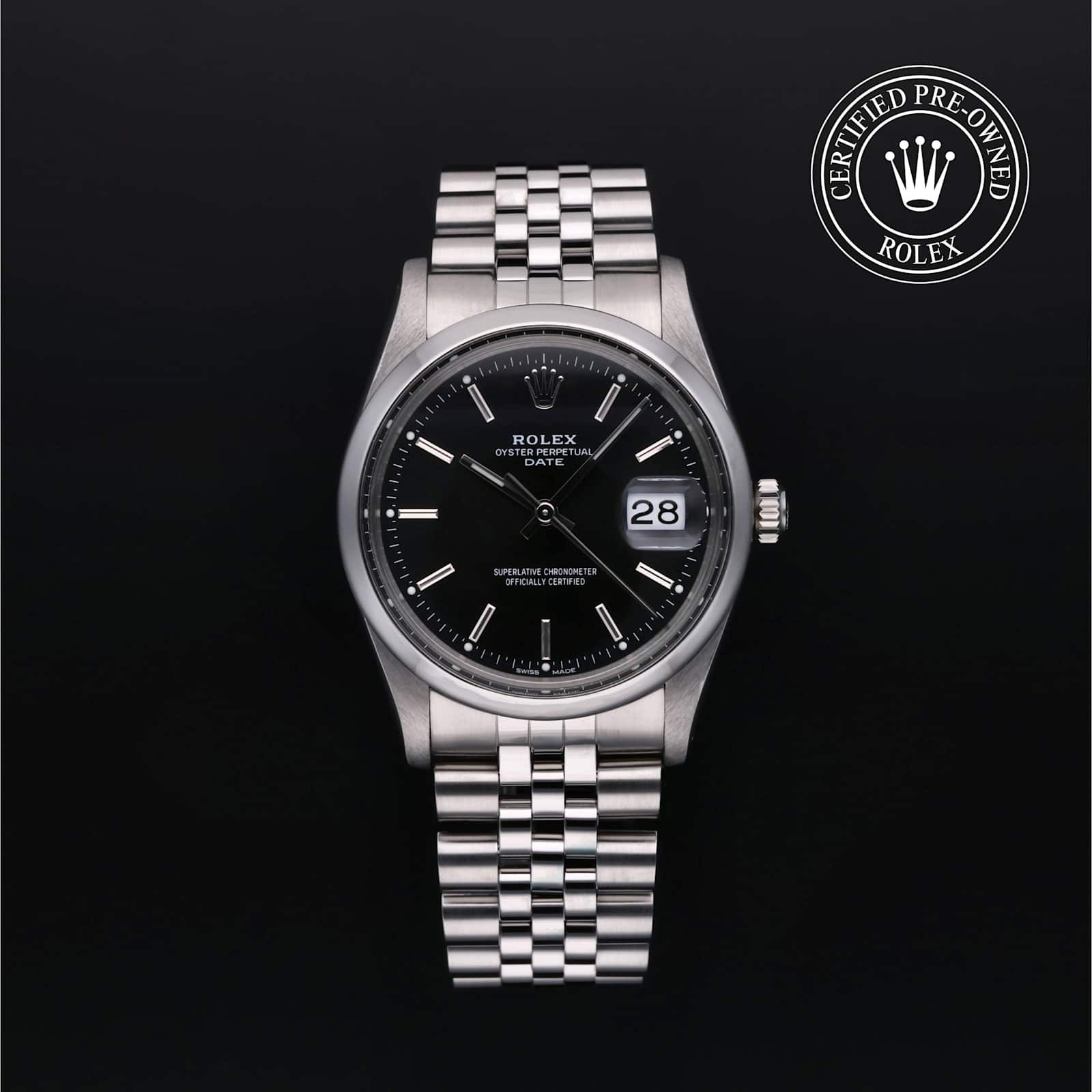Rolex Date in Stainless steel, 15000 - Bucherer
