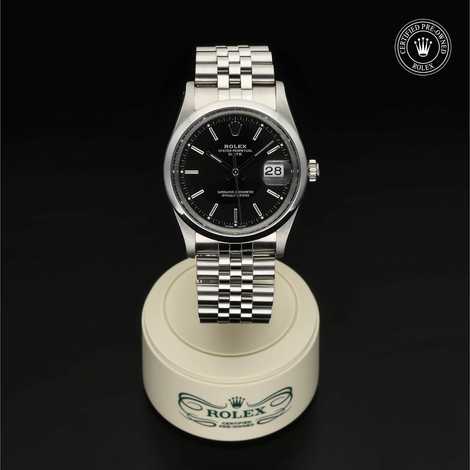 Rolex Date in Stainless steel, 15000 - Bucherer