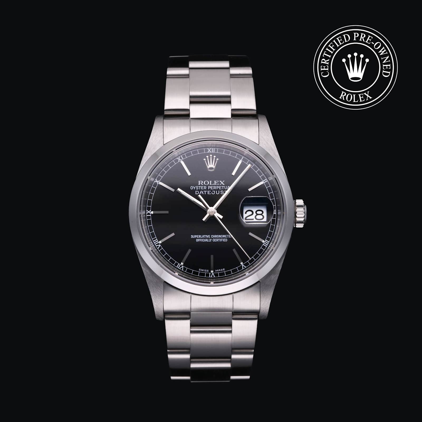 Rolex Datejust in Steel, 16200 - Bucherer