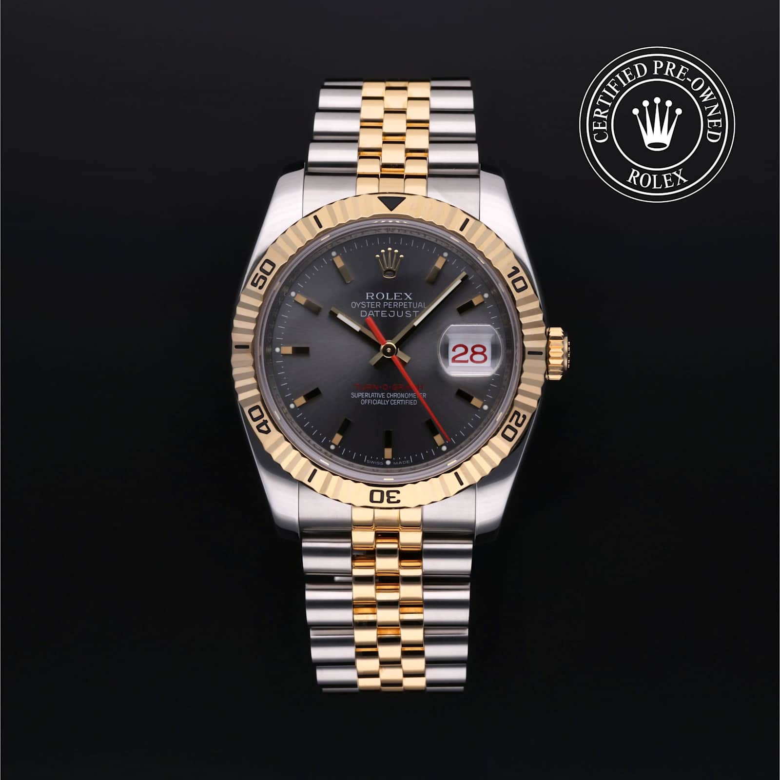 Rolex Turn-O-Graph in Bicolour, 116263 - Bucherer