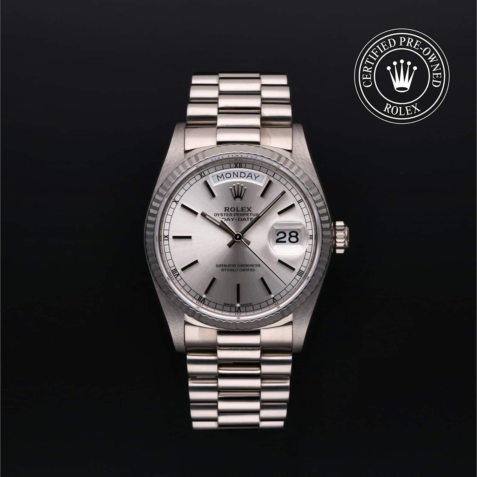 Rolex Day-Date in White gold, 18039 - Bucherer