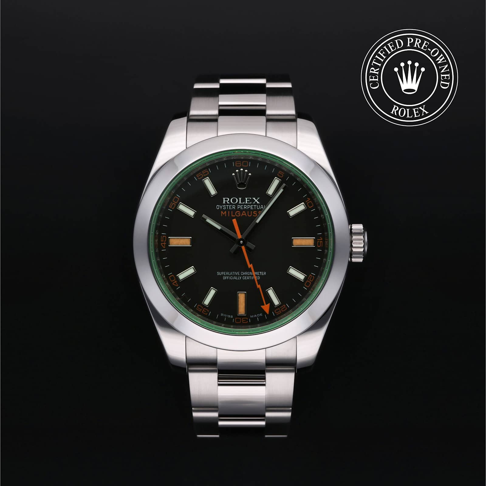 Rolex Milgauss in Stainless steel, 116400 - Bucherer