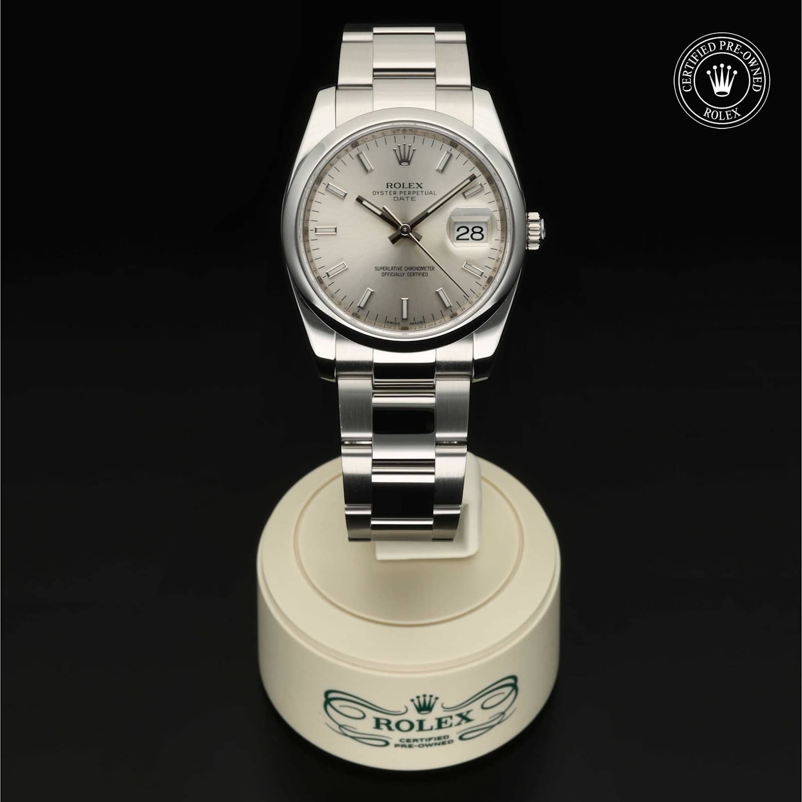 Rolex Date in Stainless steel, 115200 - Bucherer