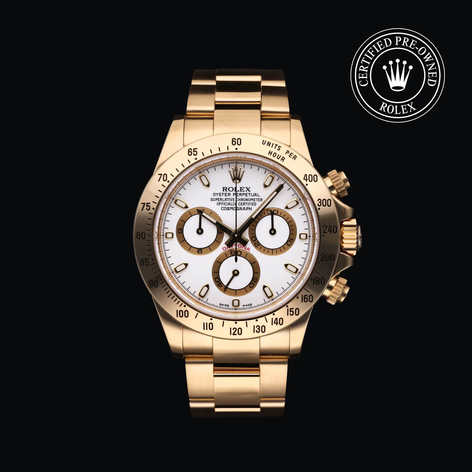 Rolex Cosmograph Daytona in Yellow Gold, 116528 - Bucherer