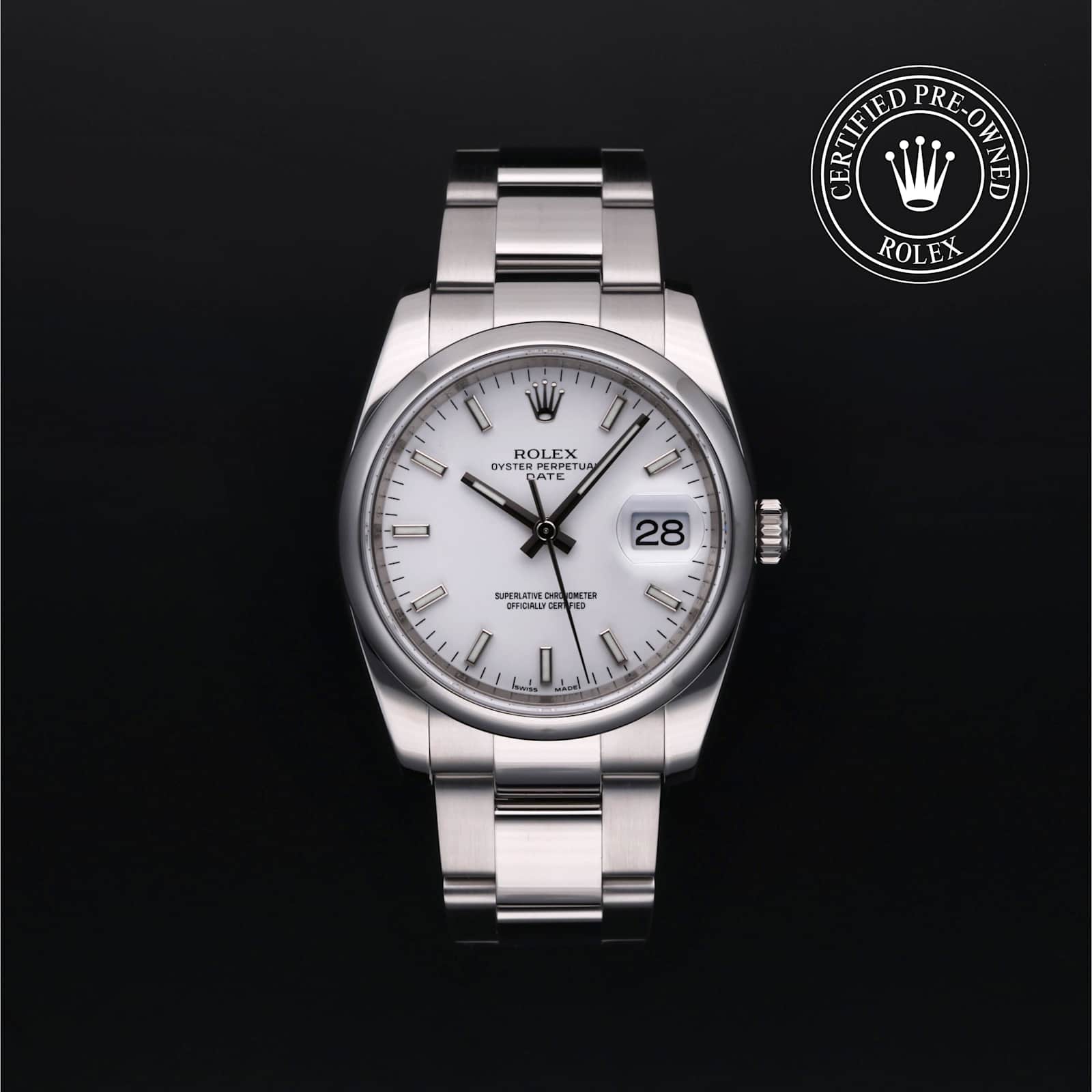 Rolex Date in Steel, 115200 - Bucherer