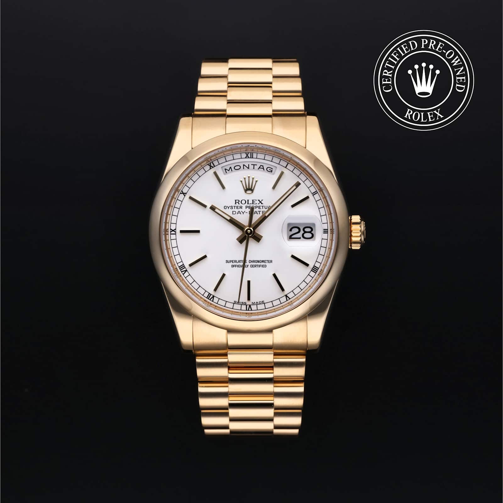 Rolex Day-Date in Yellow Gold, 118208 - Bucherer