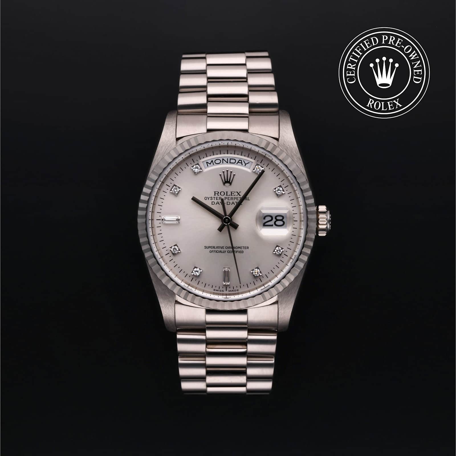 Rolex Day-Date in White Gold, 18239 - Bucherer