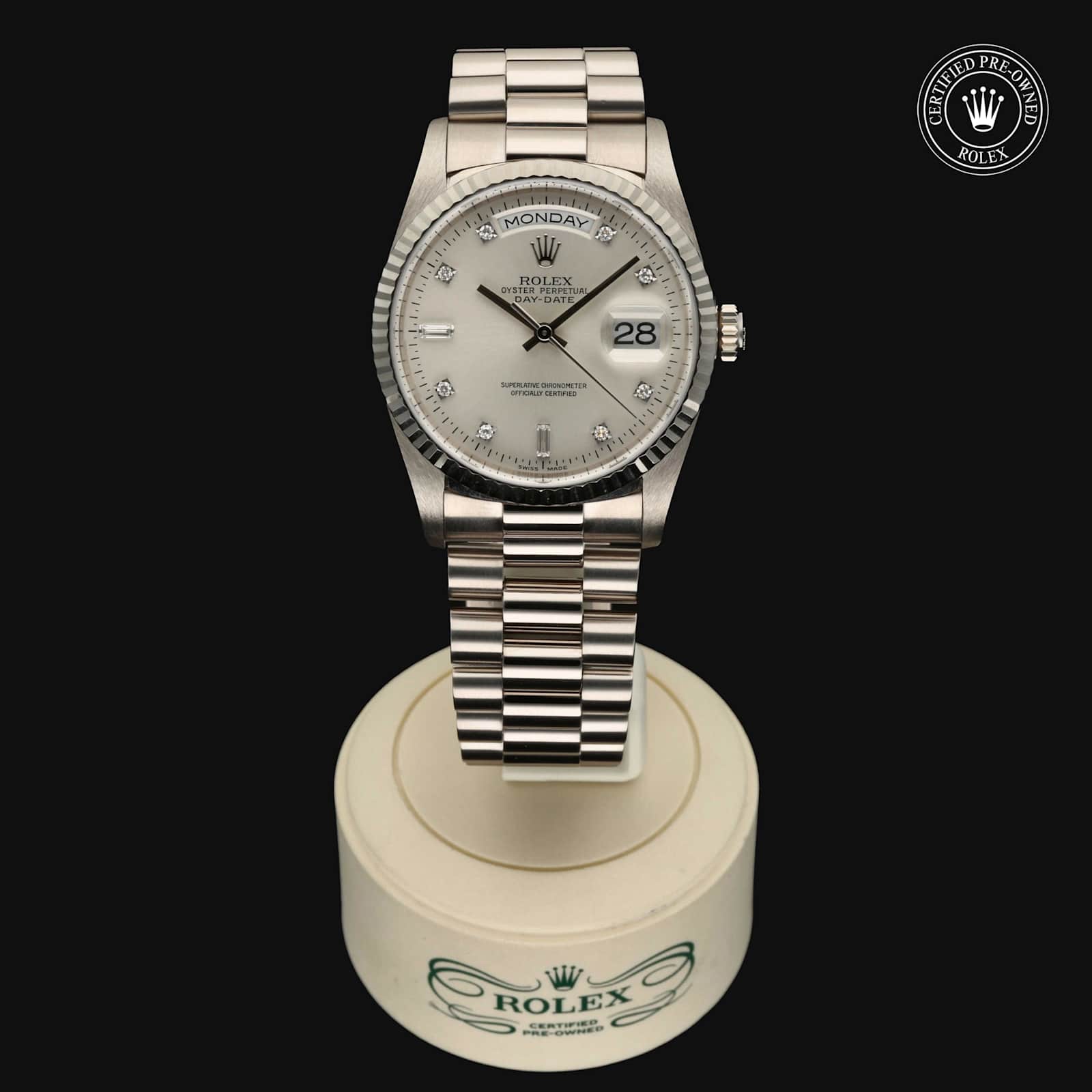 Rolex Day-Date in White Gold, 18239 - Bucherer