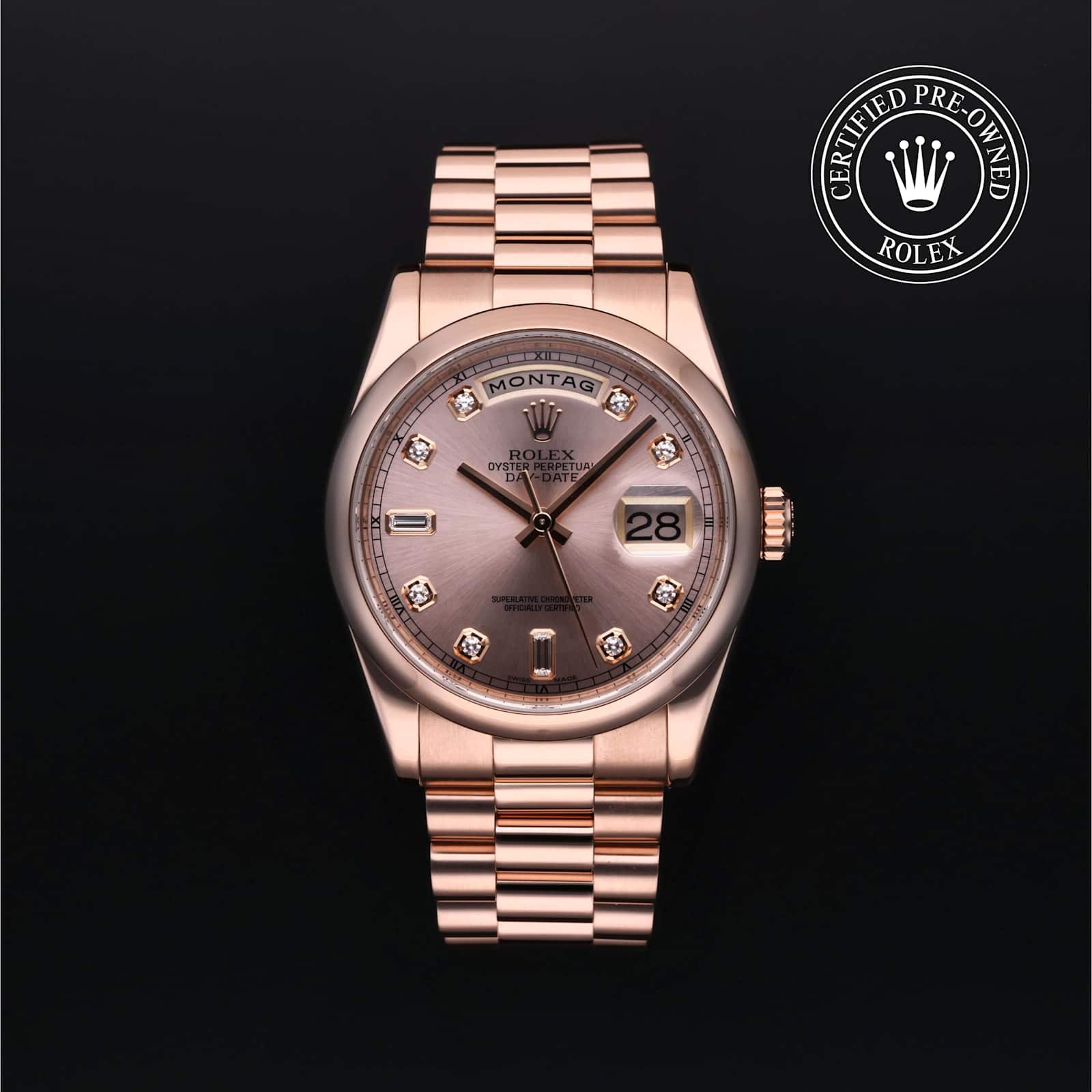 Rolex Day-Date in Rose Gold, 118205F - Bucherer