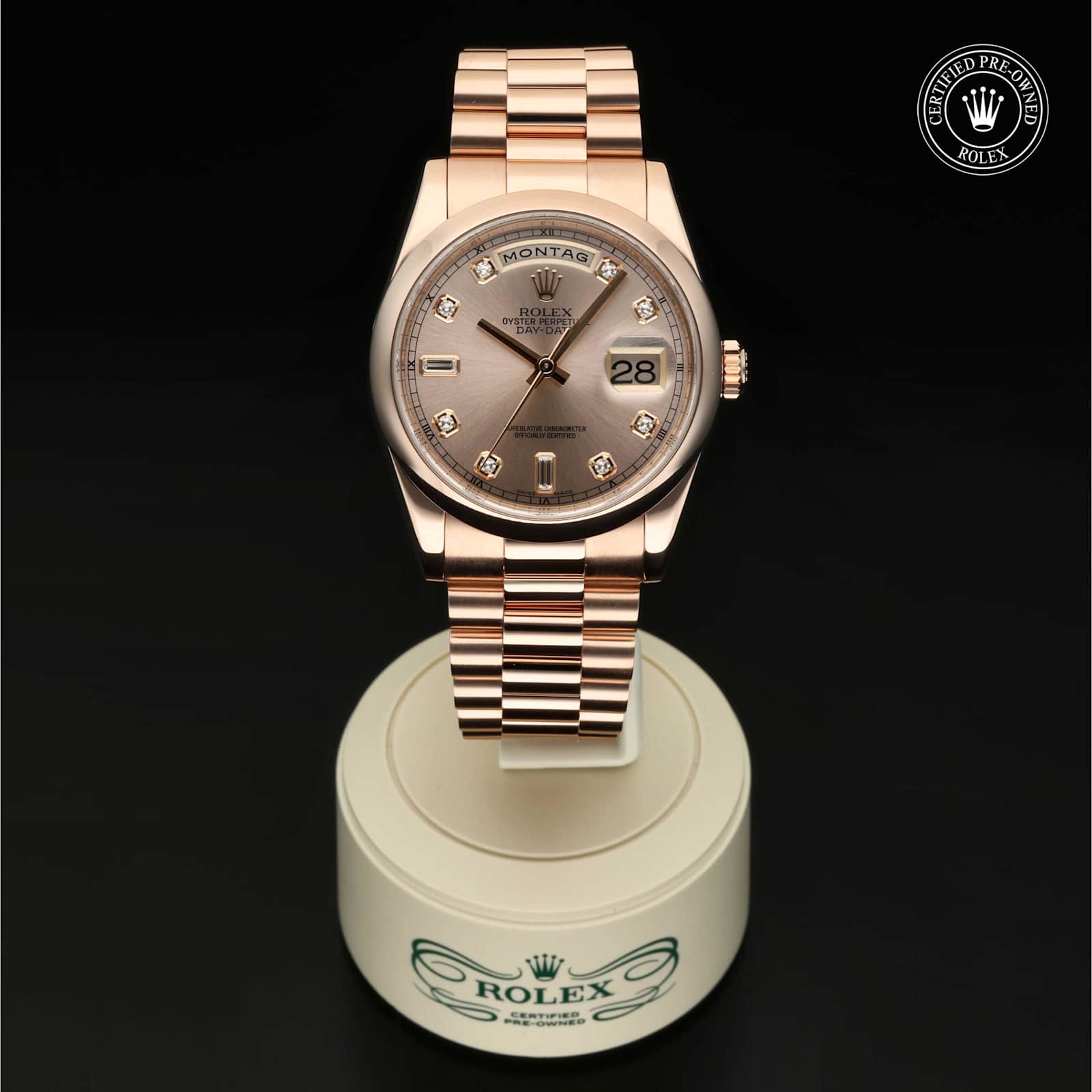 Rolex Day-Date in Rose Gold, 118205F - Bucherer