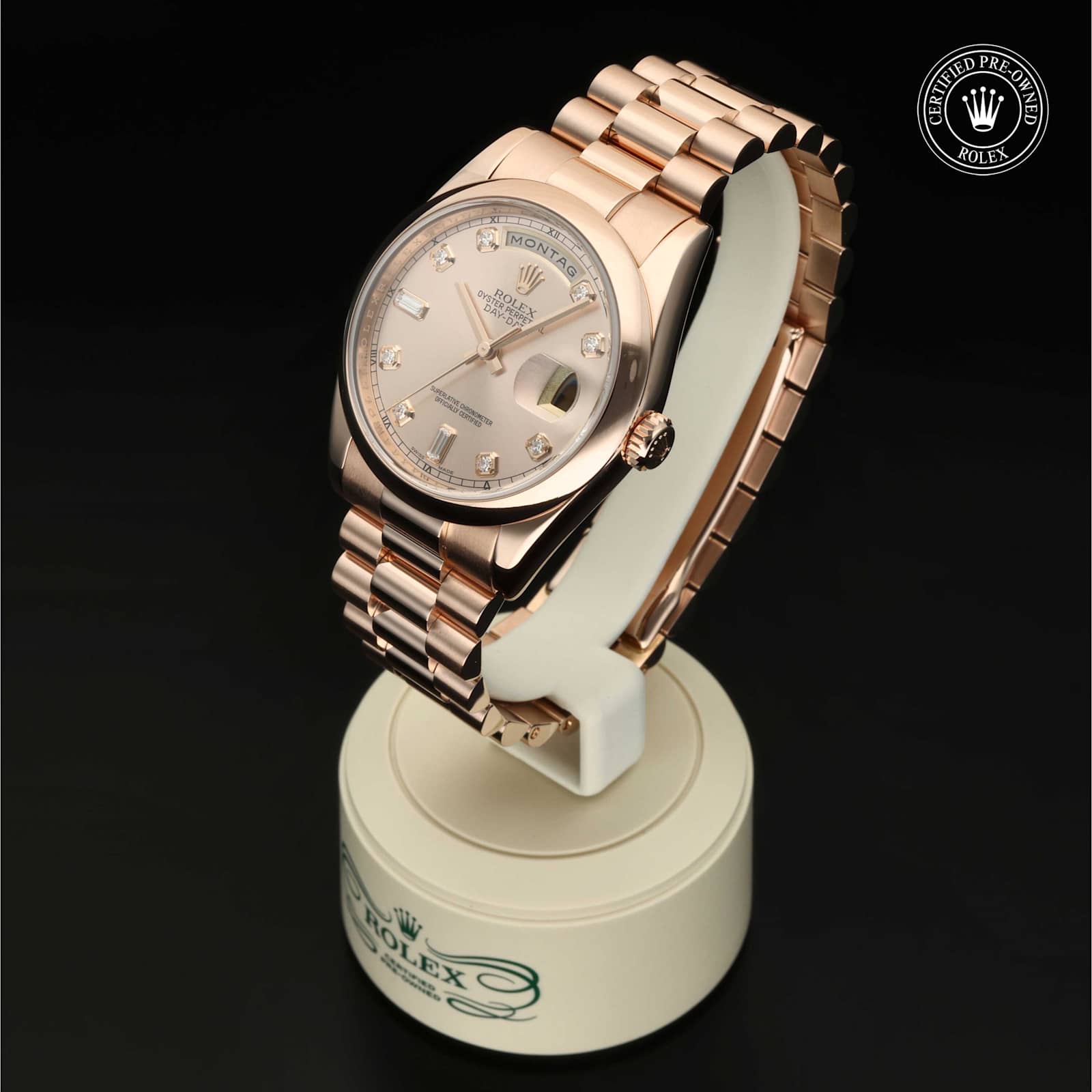 Rolex Day-Date in Rose Gold, 118205F - Bucherer