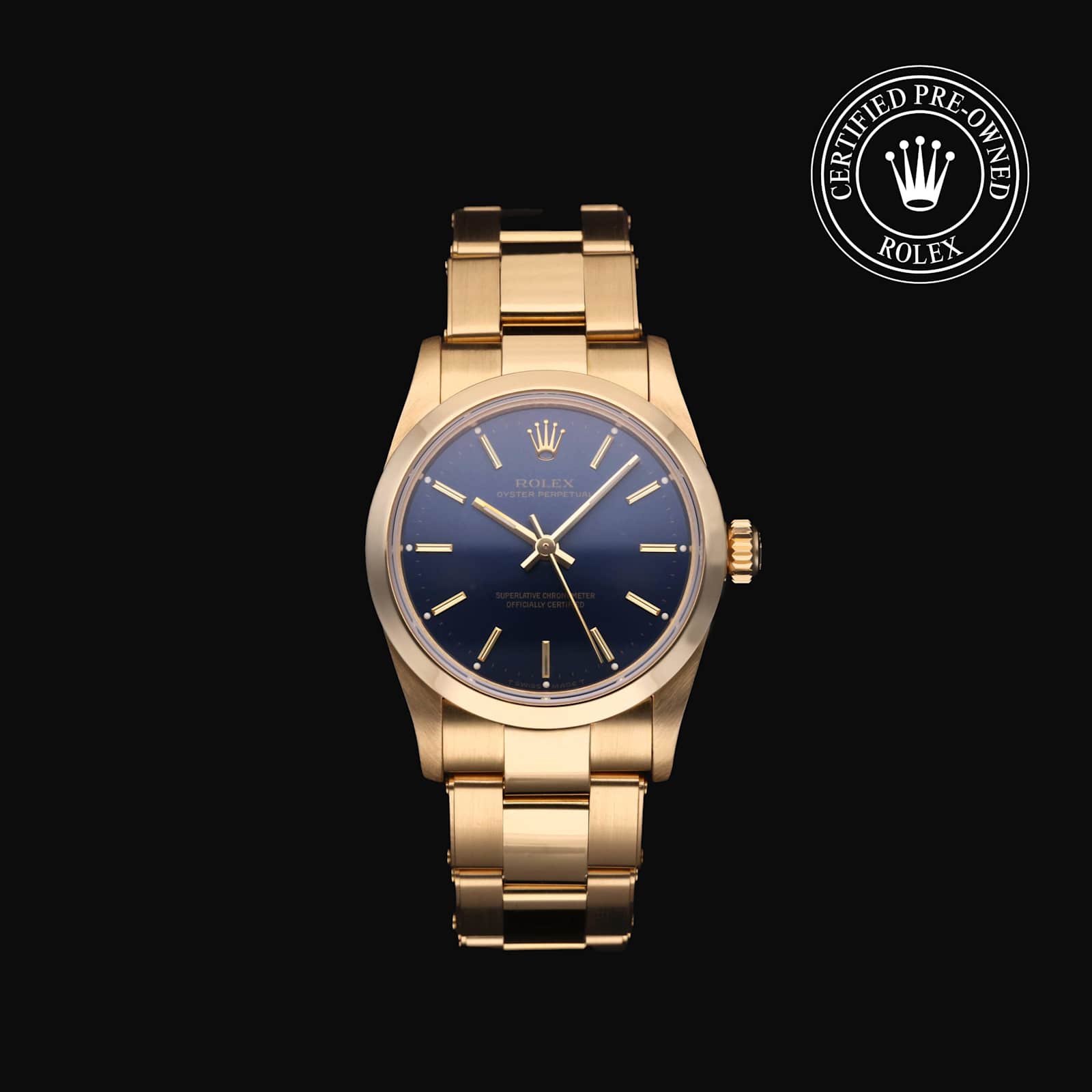 Rolex Oyster Perpetual in Yellow Gold, 67488 - Bucherer
