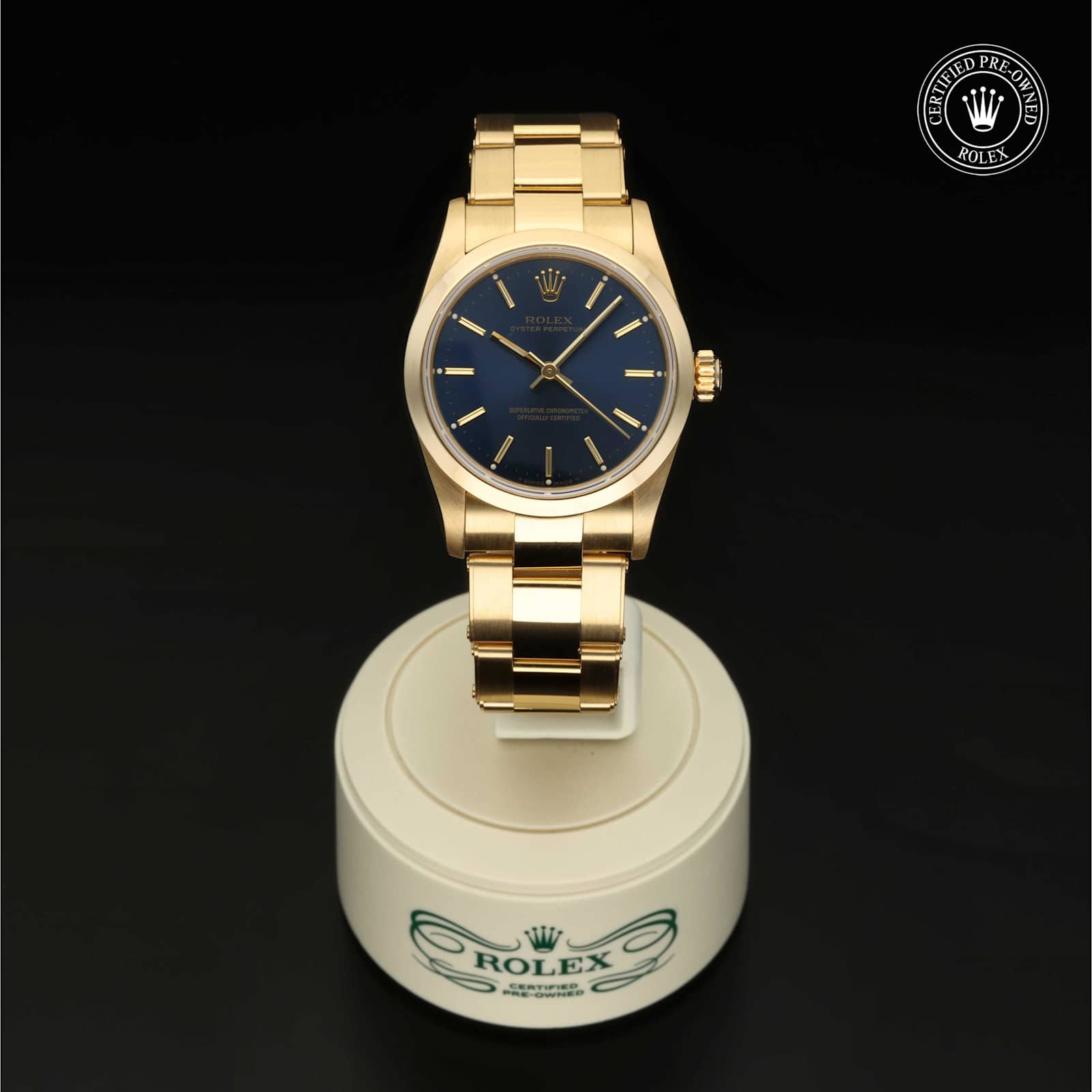 Rolex Oyster Perpetual in Yellow Gold, 67488 - Bucherer