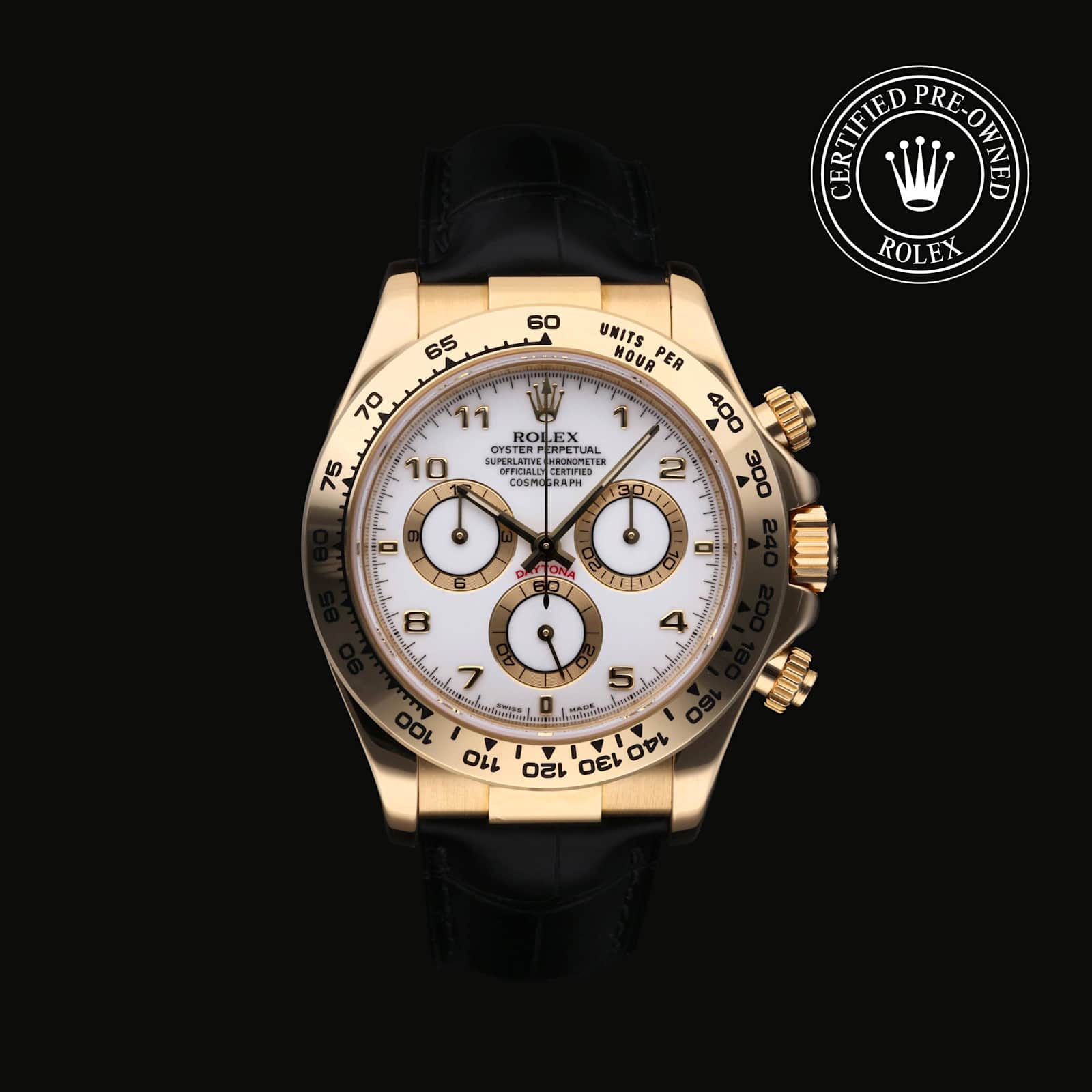 Rolex Cosmograph Daytona in Yellow Gold, 116518 - Bucherer