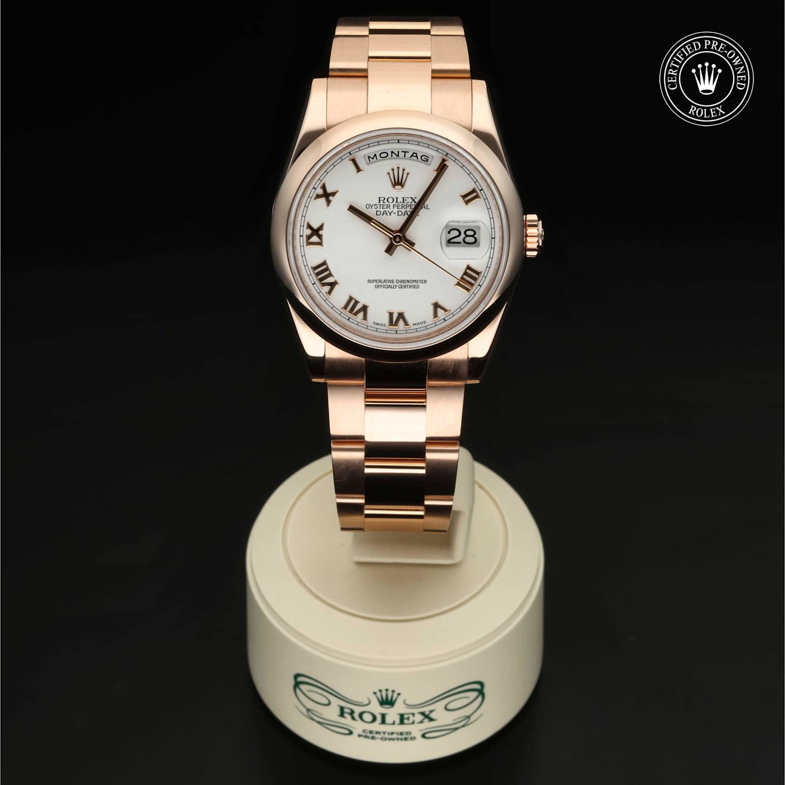 Rolex Day-Date in Rose Gold, 118205F - Bucherer