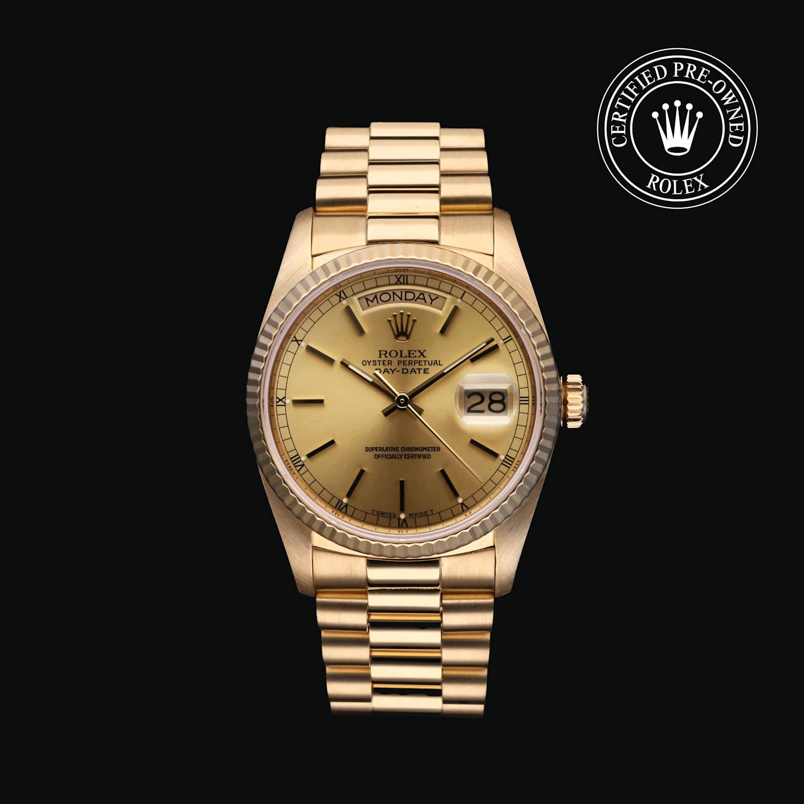 Rolex Day-Date in Yellow Gold, 18038 - Bucherer