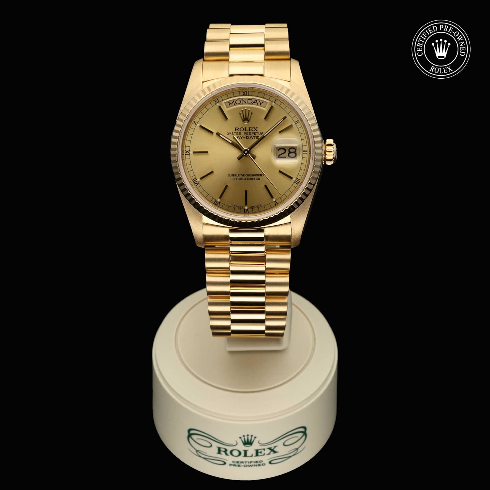 Rolex Day-Date in Yellow Gold, 18038 - Bucherer