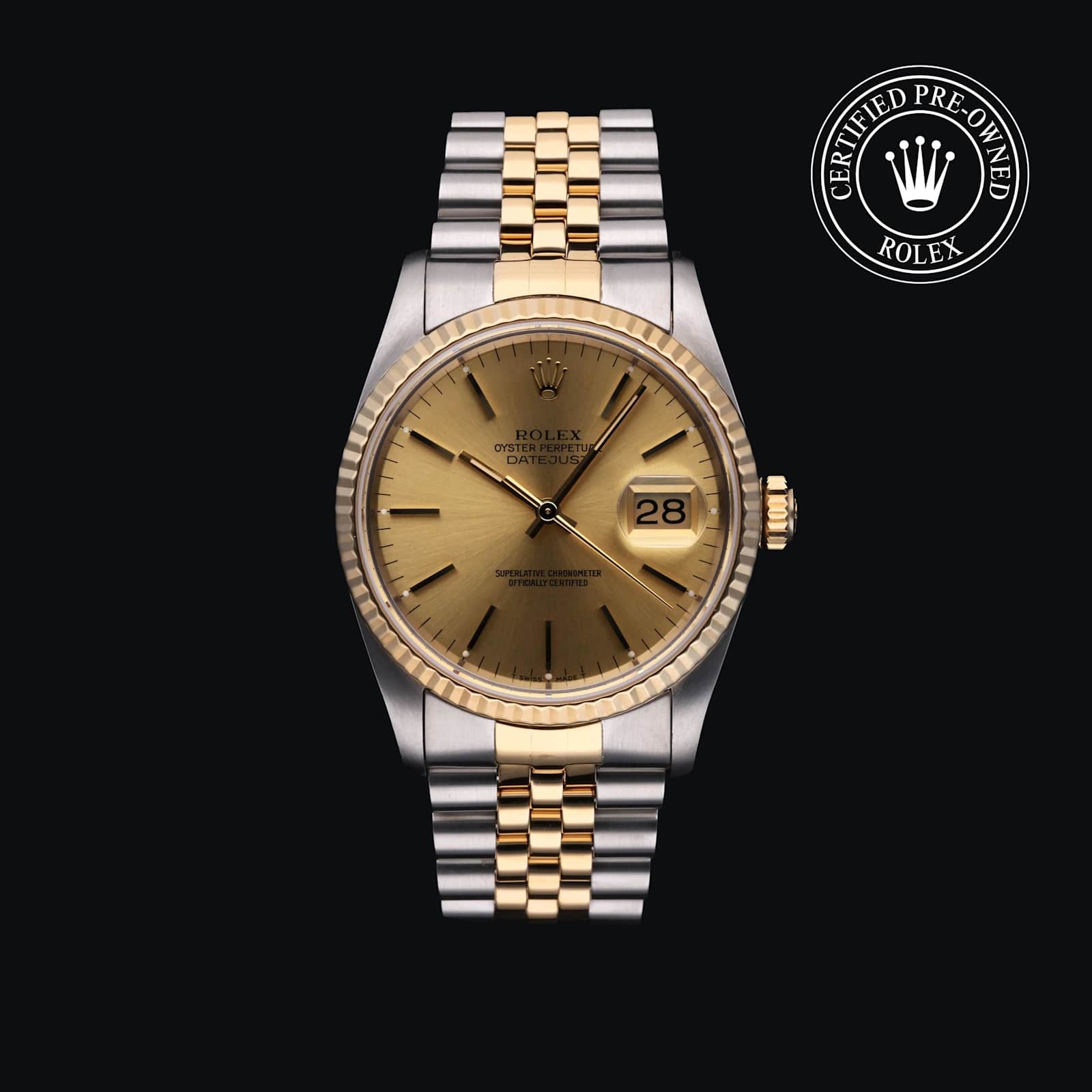 Rolex Datejust in Bicolour, 16233 - Bucherer