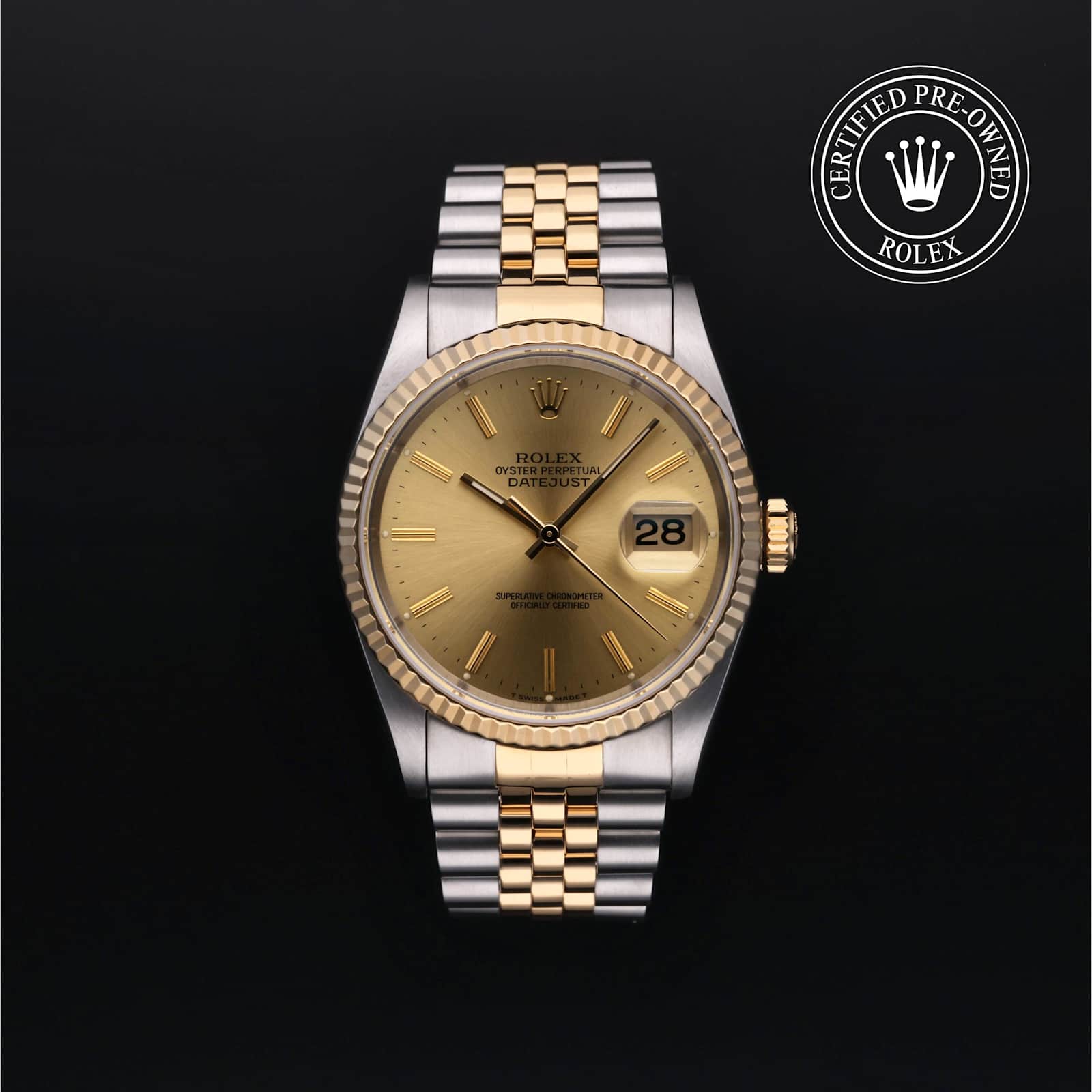 Rolex Datejust in Bicolour, 16233 - Bucherer