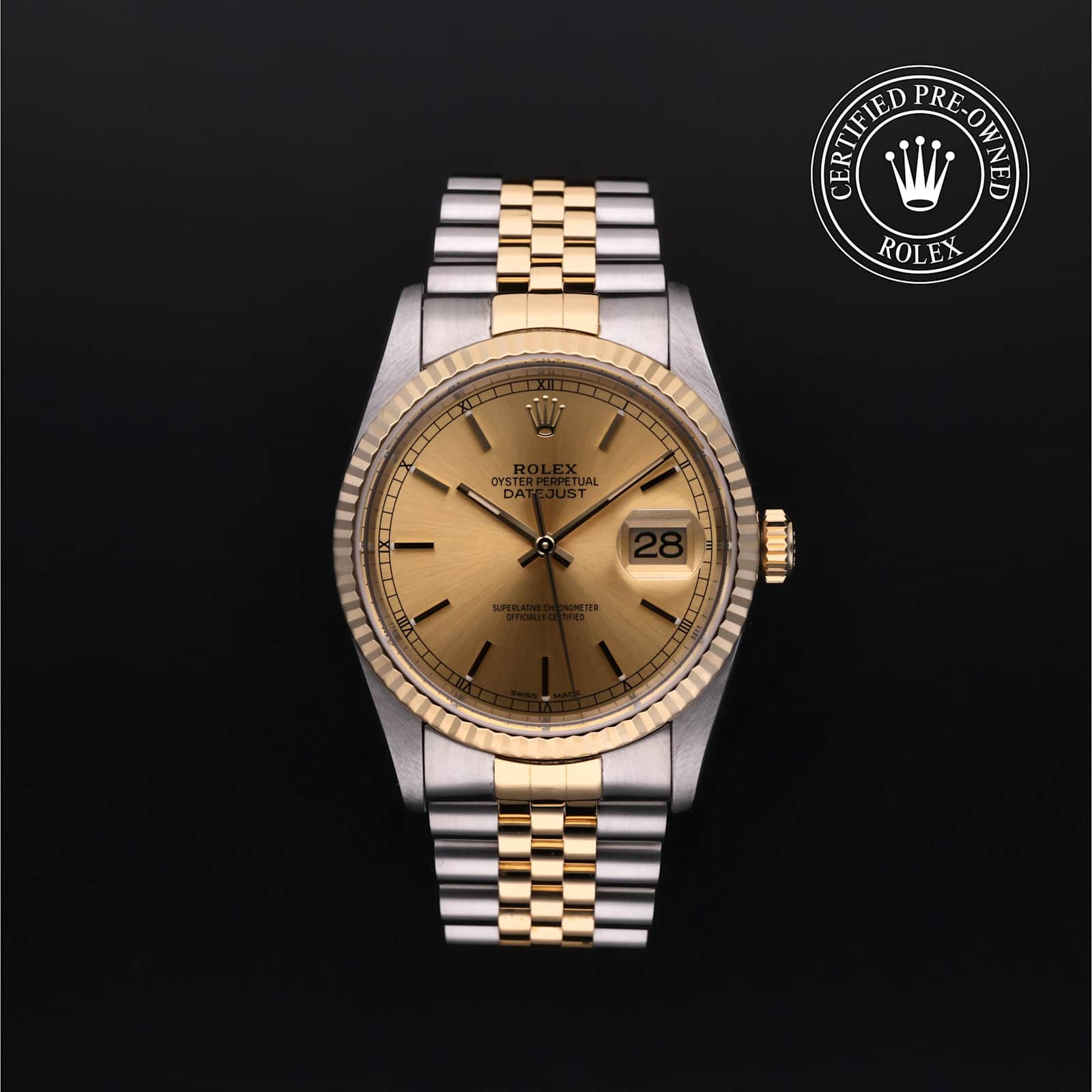 Rolex Datejust in Bicolour, 16233 - Bucherer