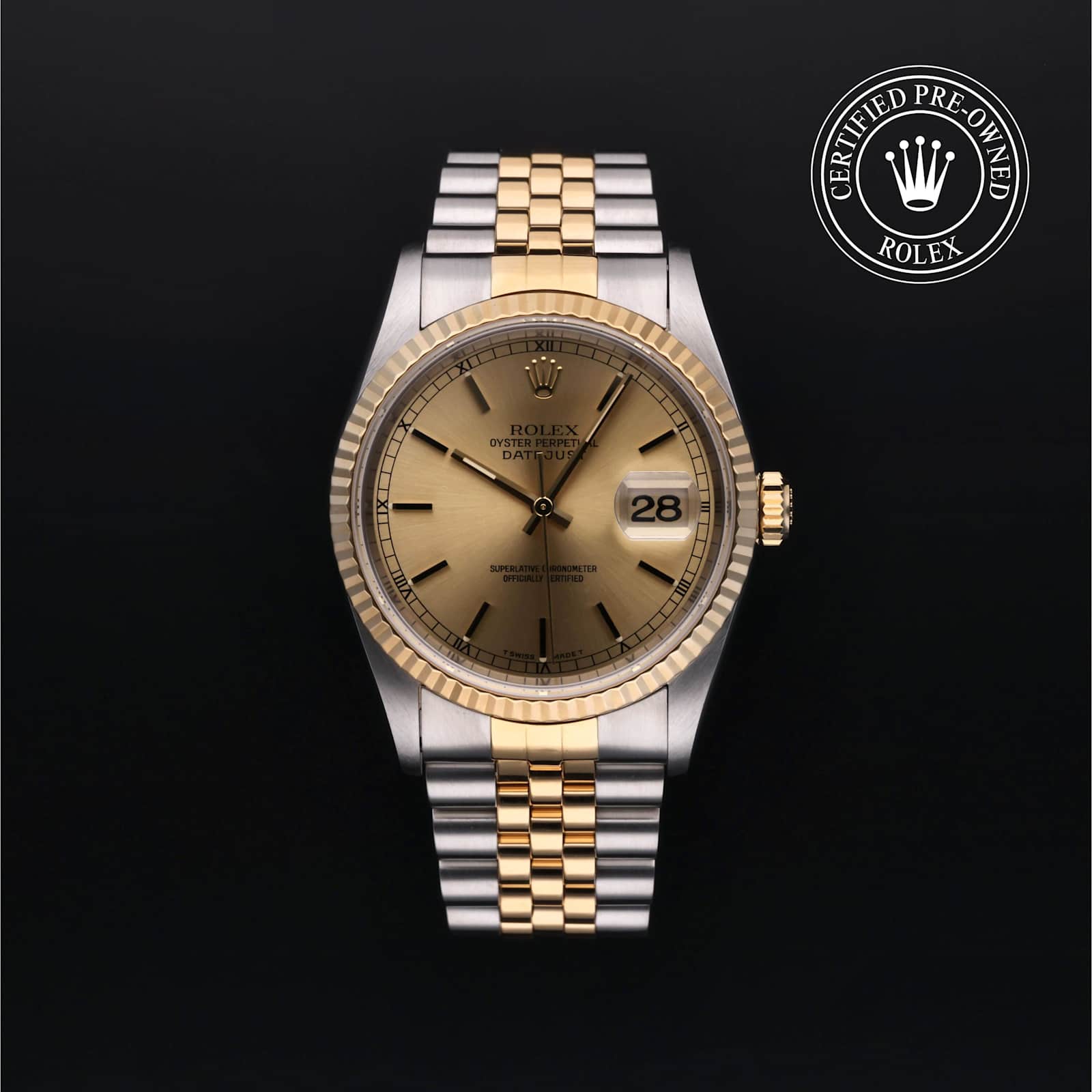 Rolex Datejust in Bicolour, 16233 - Bucherer