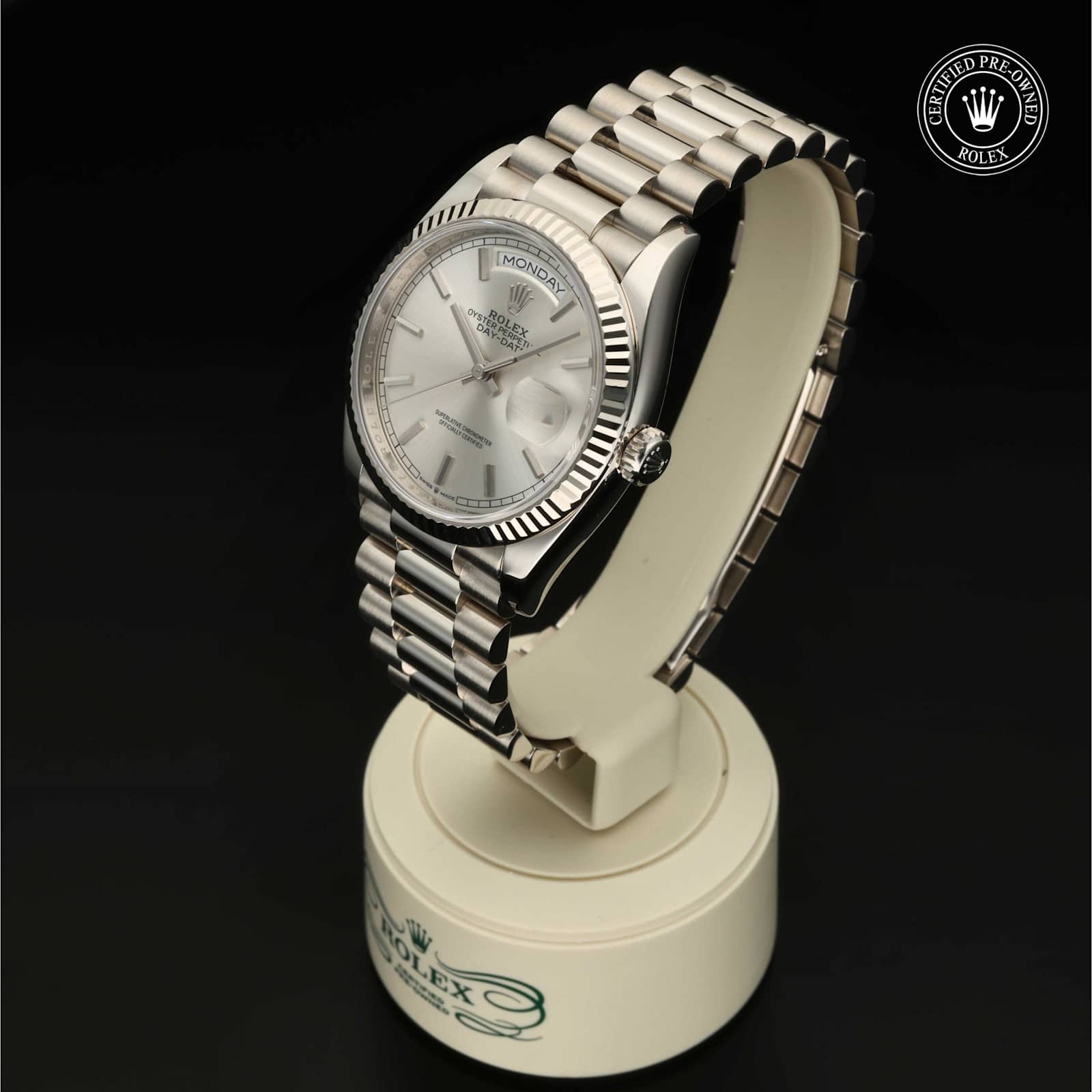 Rolex Day-Date in White Gold, 128239 - Bucherer
