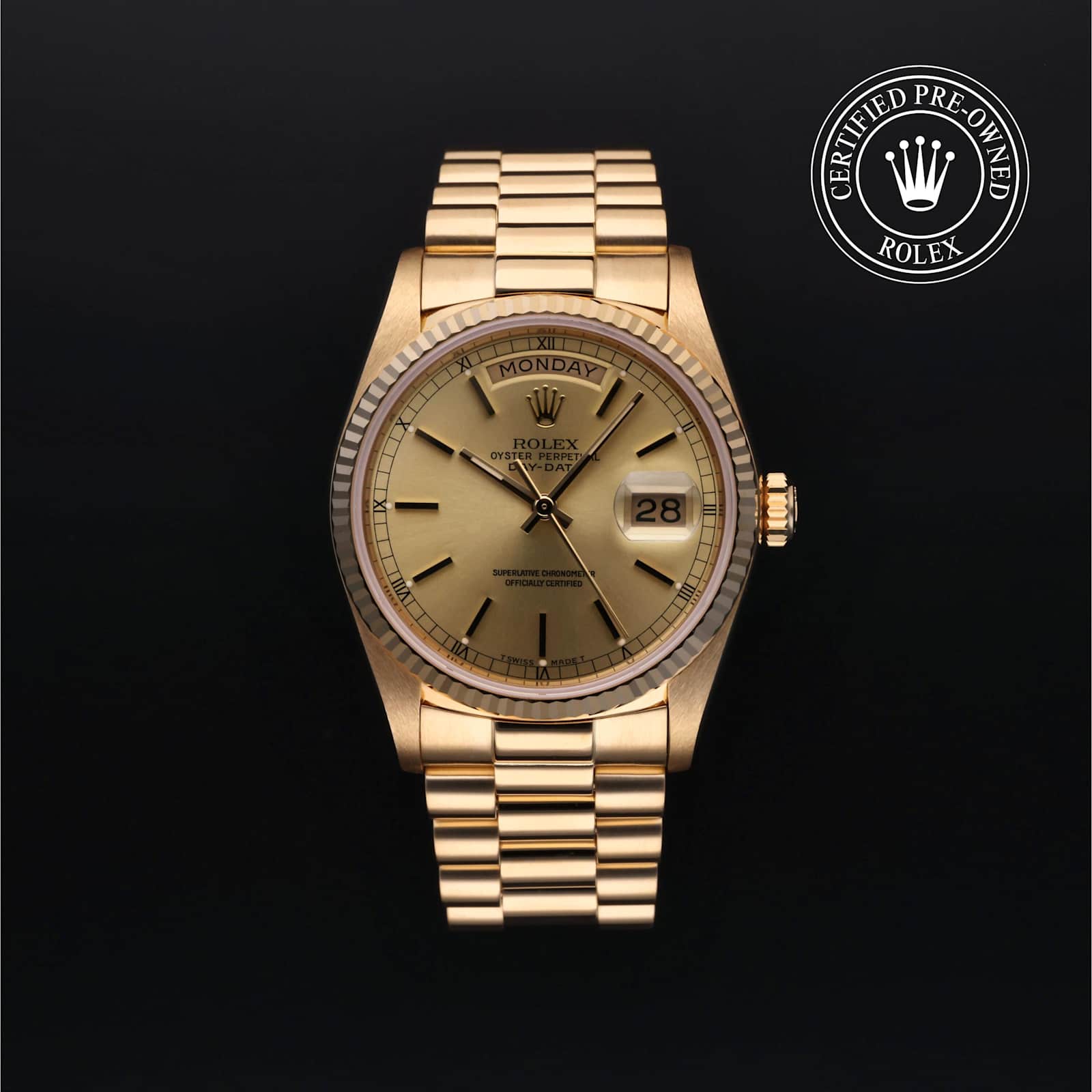 Rolex Day-Date in Yellow Gold, 18038 - Bucherer