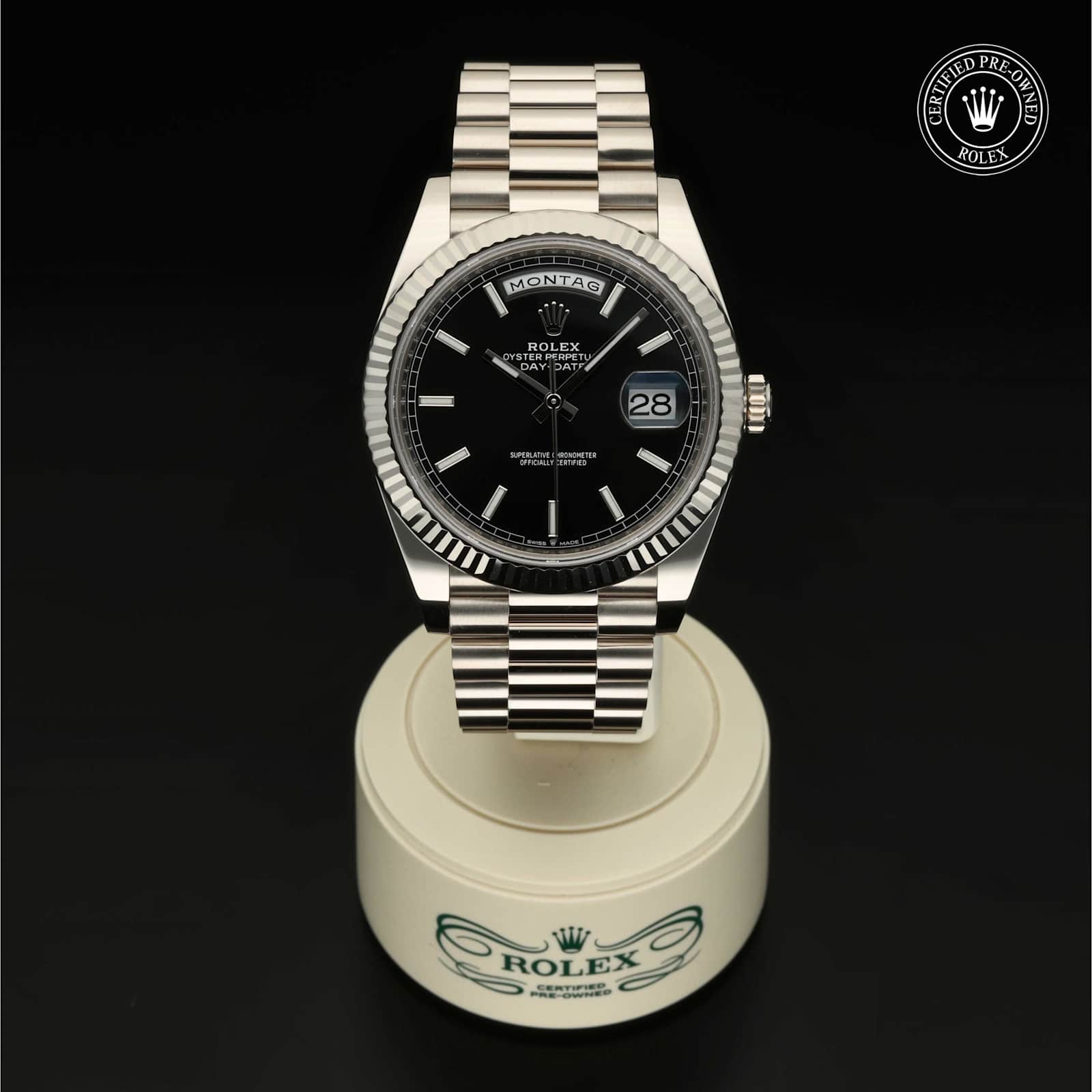 Rolex Day-Date in White Gold, 228239 - Bucherer