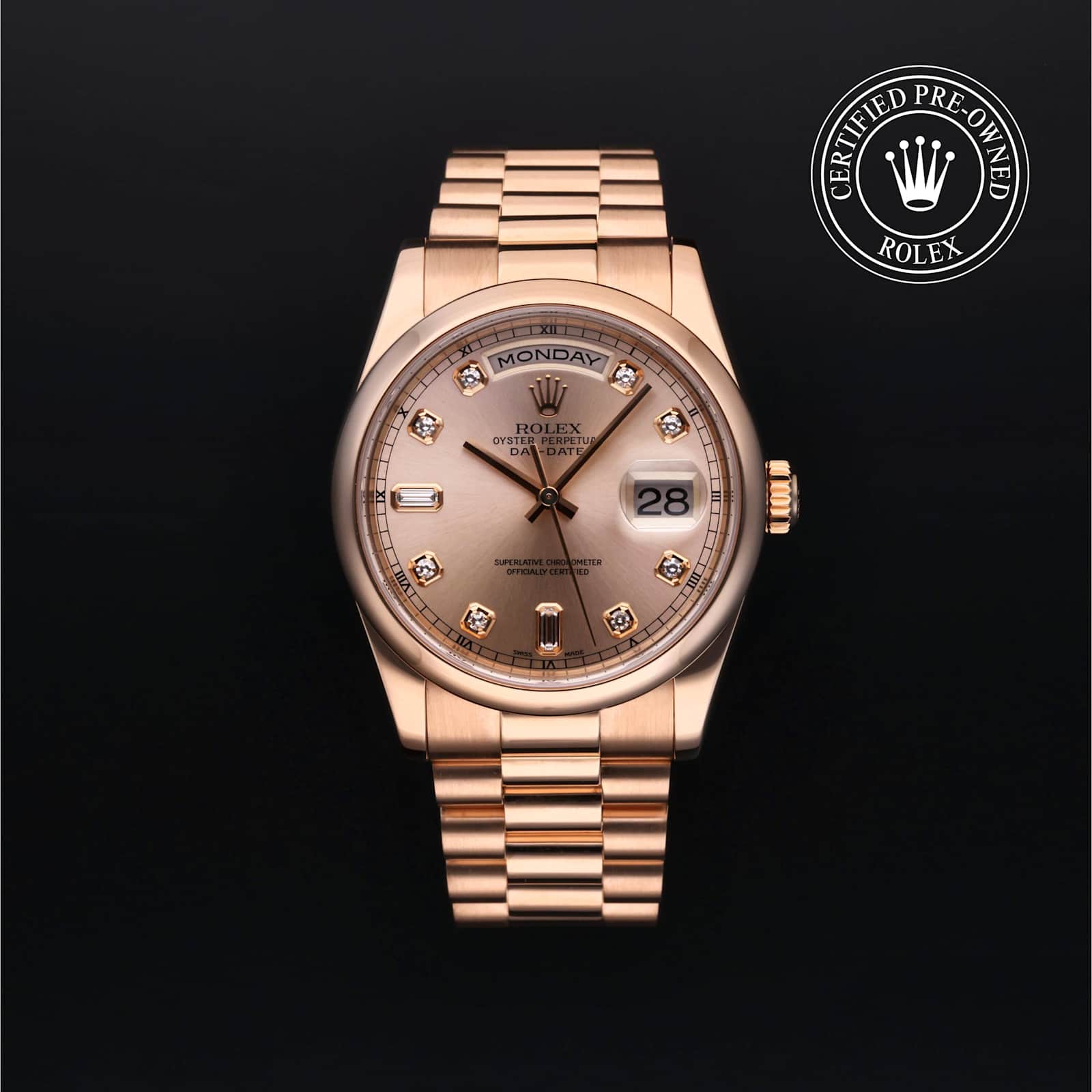 Rolex Day-Date in Rose Gold, 118205 - Bucherer