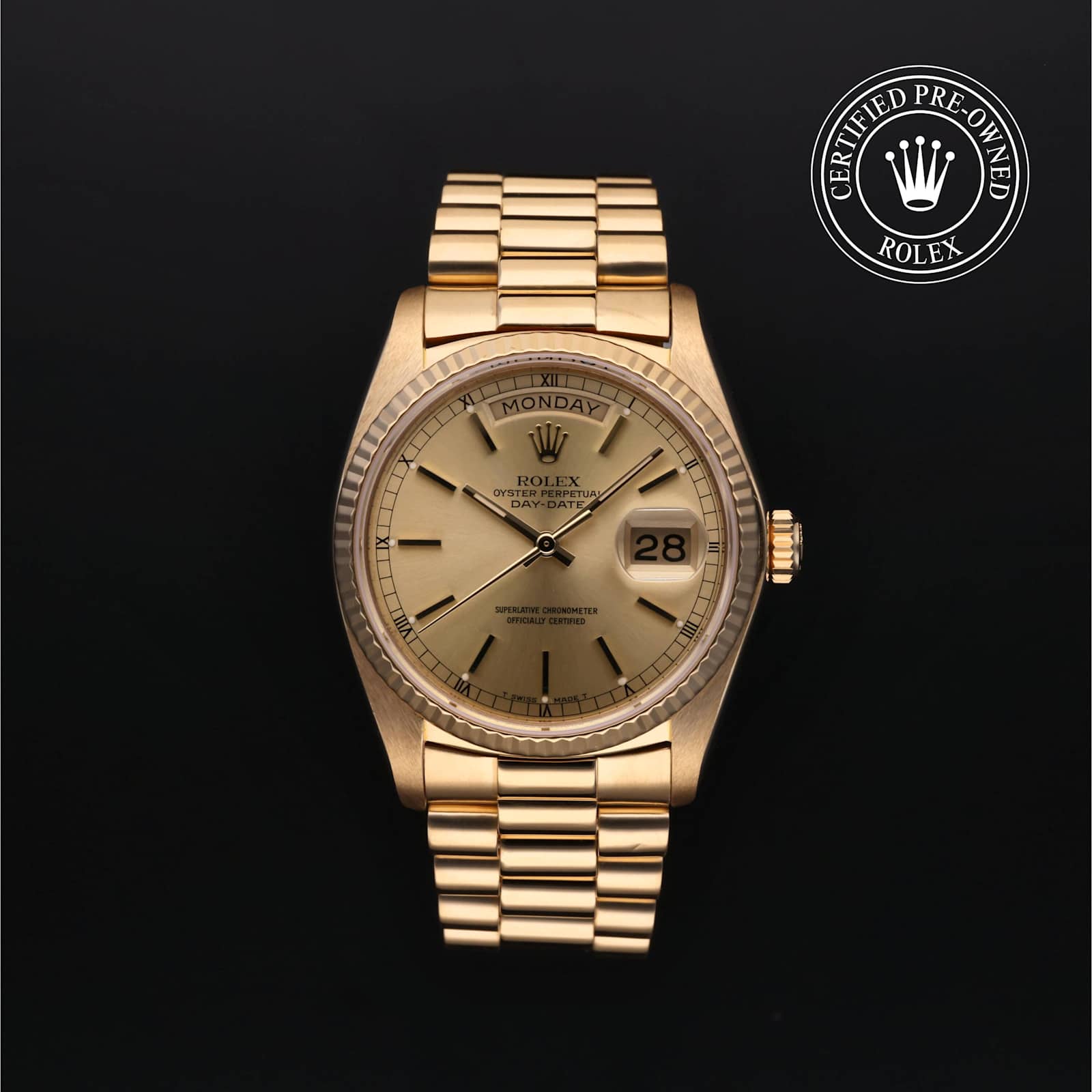 Rolex Day-Date in Yellow Gold, 18038 - Bucherer