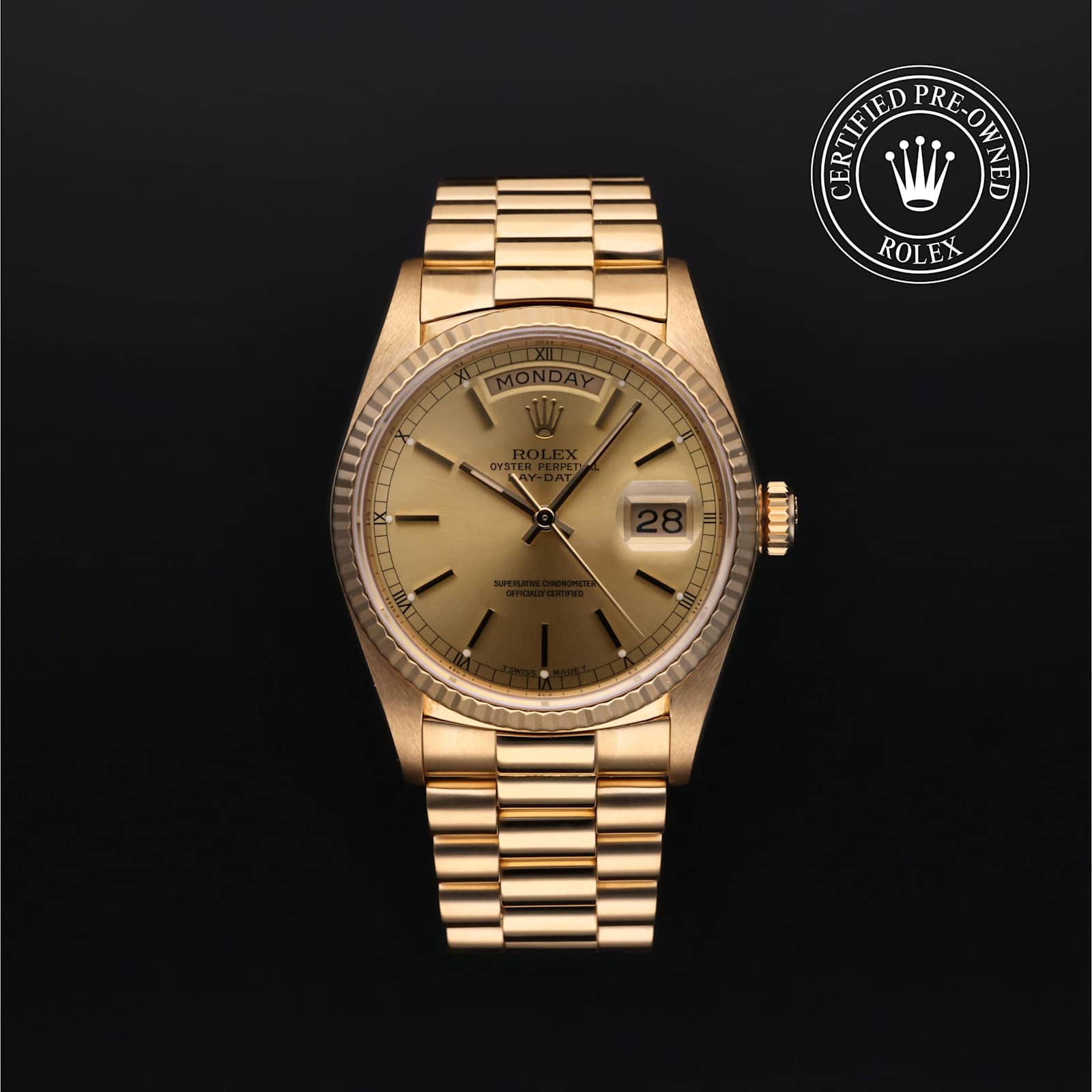 Rolex Day-Date in Yellow Gold, 18038 - Bucherer