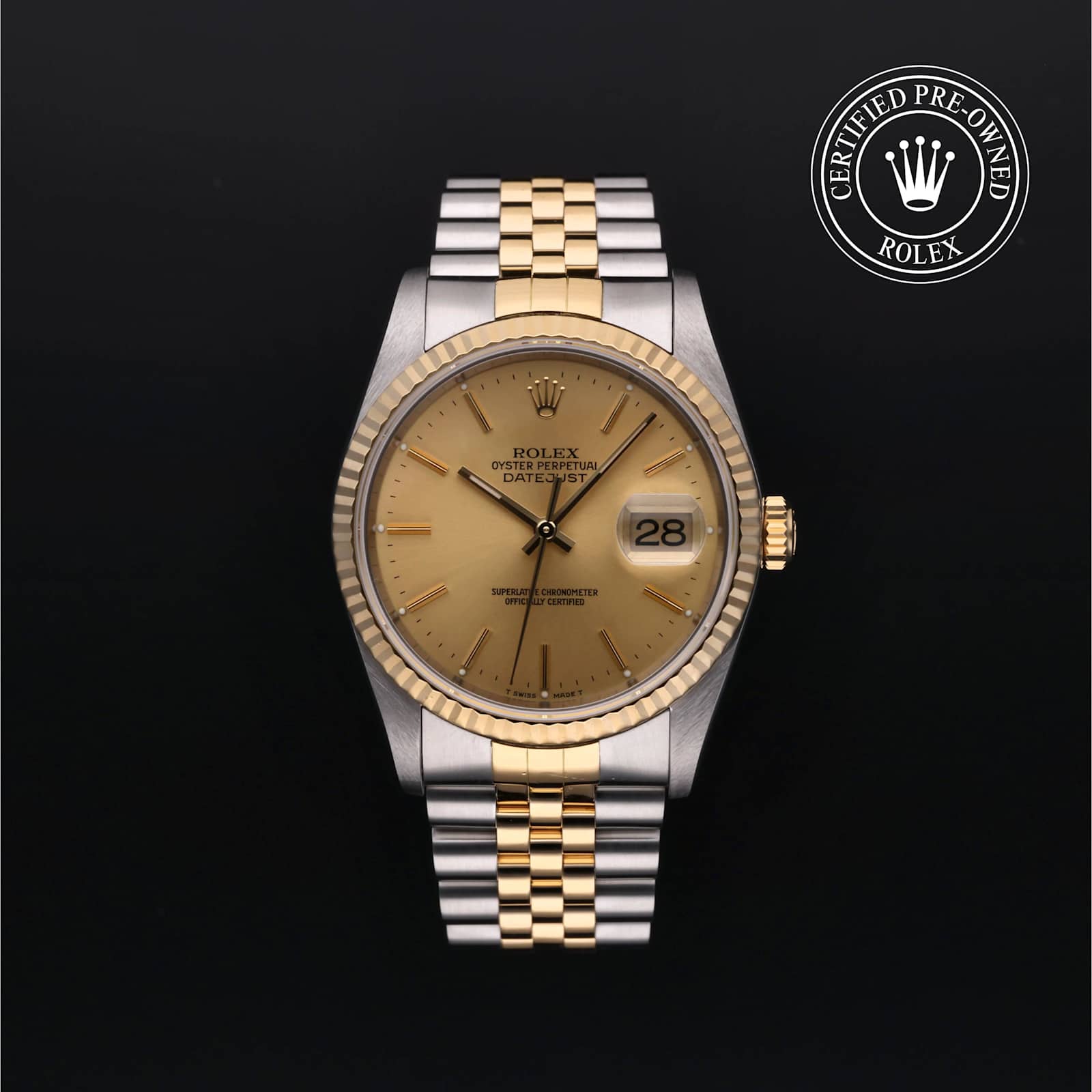 Rolex Datejust in Bicolour, 16233 - Bucherer