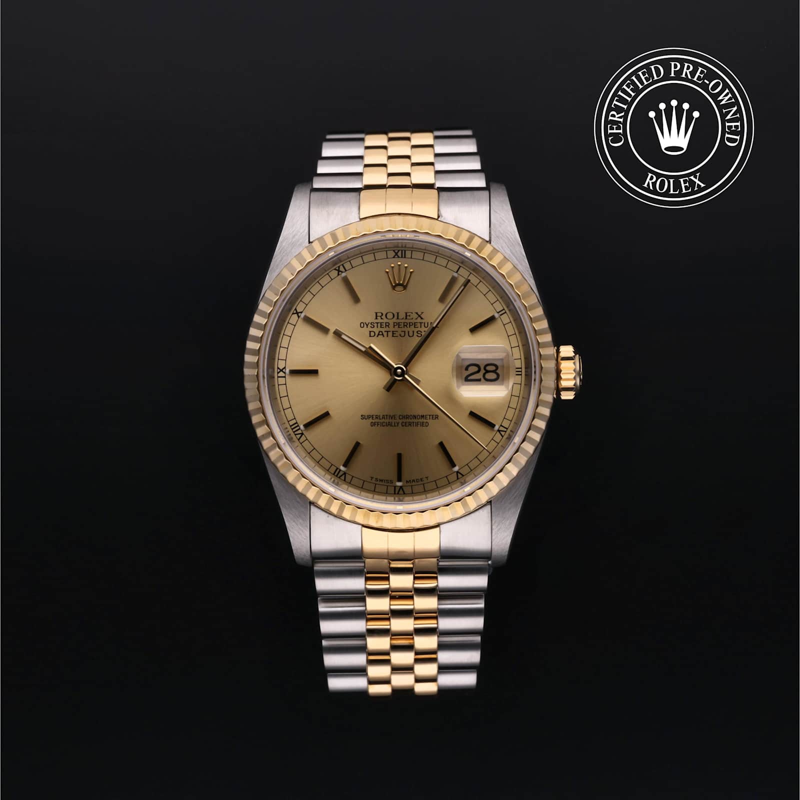 Rolex Datejust in Bicolour, 16233 - Bucherer
