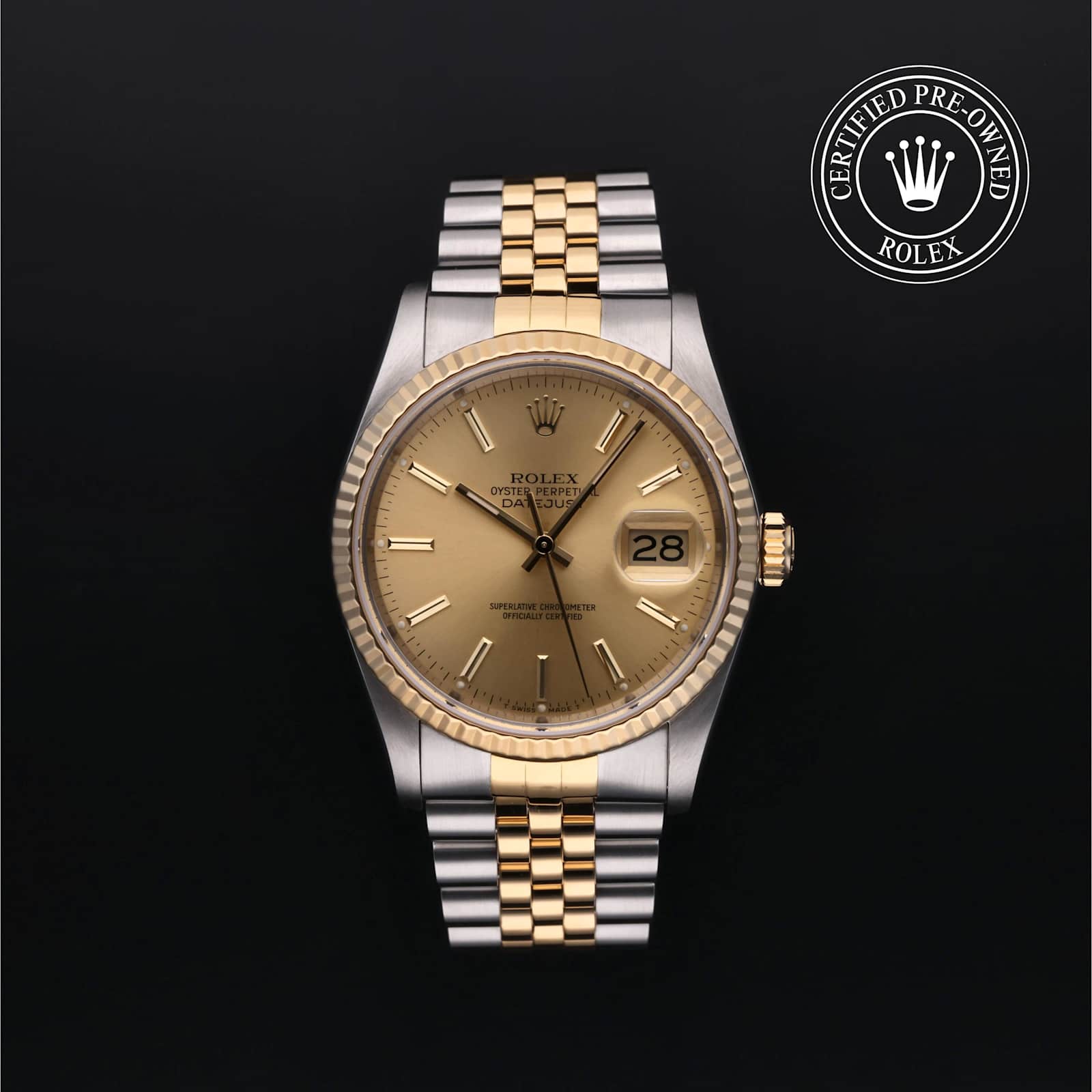 Rolex Datejust in Bicolour, 16233 - Bucherer