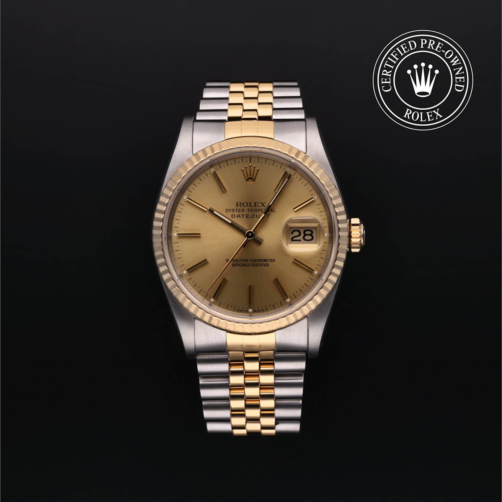 Rolex Datejust in Bicolour, 16233 - Bucherer