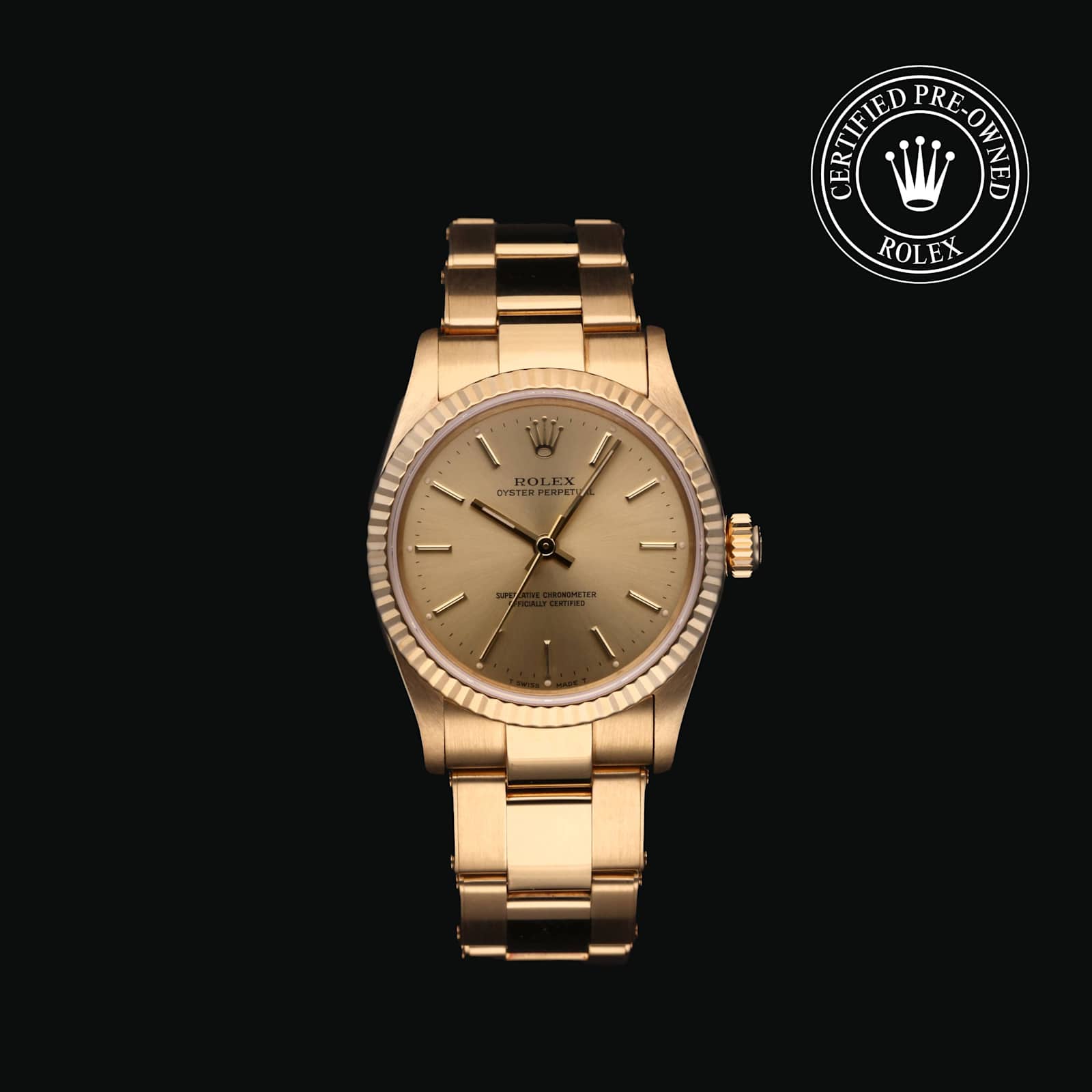 Rolex Oyster Perpetual in Yellow Gold, 67518 - Bucherer