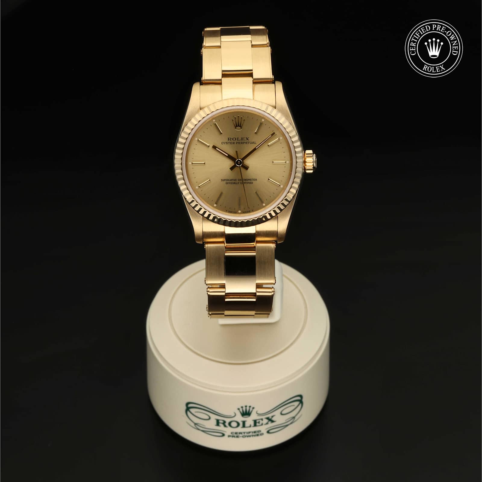 Rolex Oyster Perpetual in Yellow Gold, 67518 - Bucherer