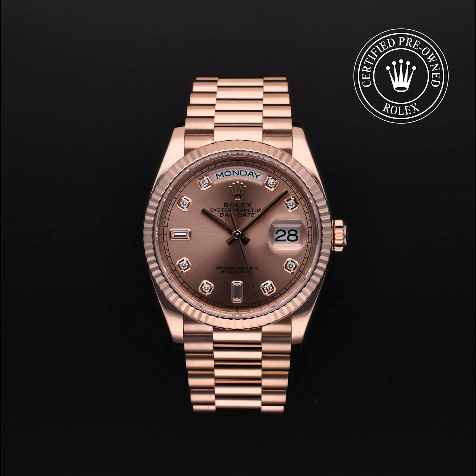 Rolex Day-Date in Rose Gold, 128235 - Bucherer