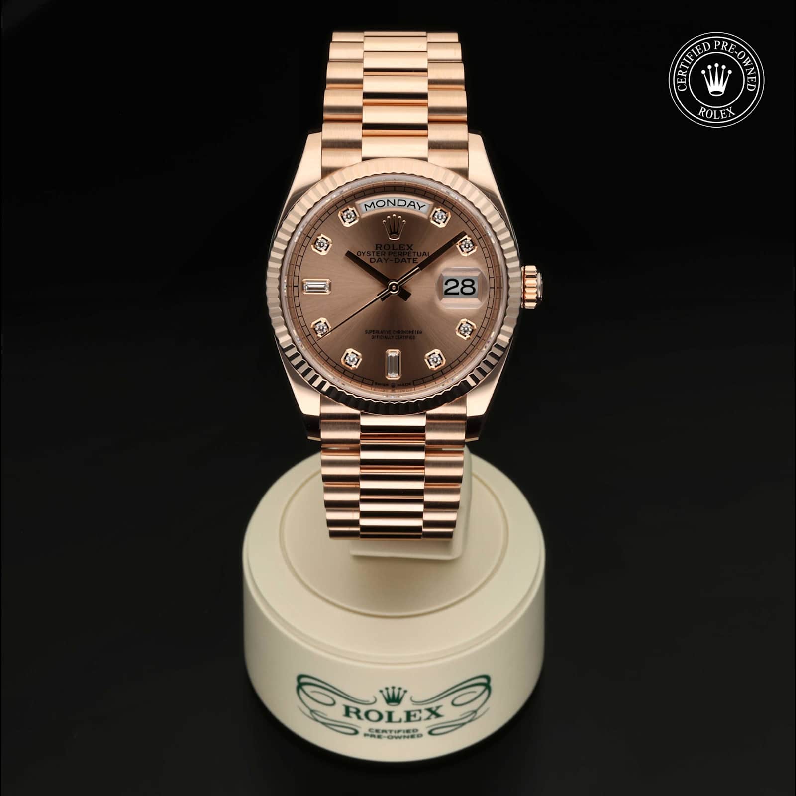 Rolex Day-Date in Rose Gold, 128235 - Bucherer