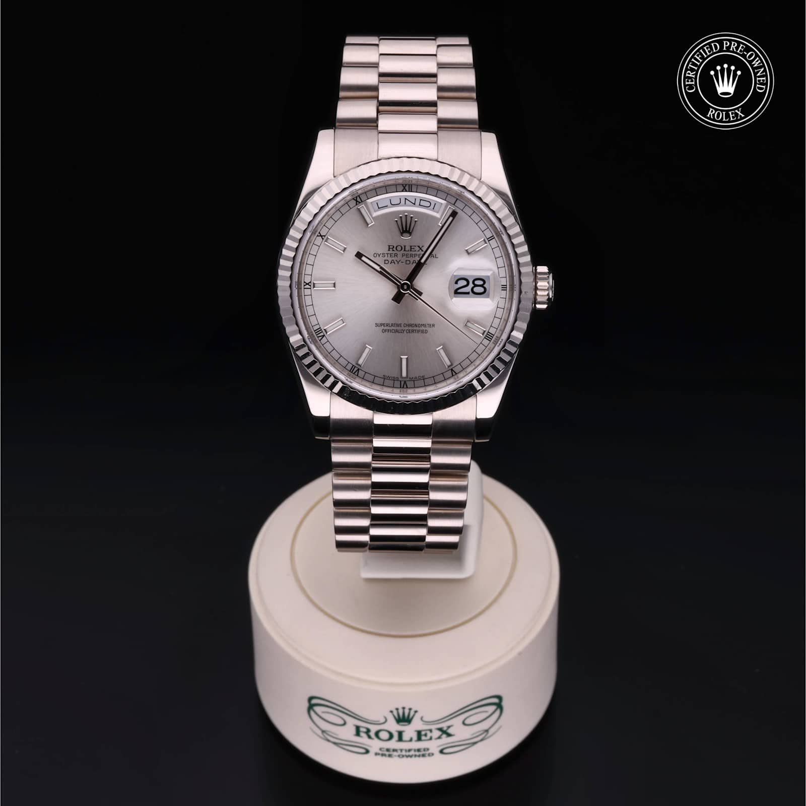 Rolex Day-Date in White Gold, 118239 - Bucherer
