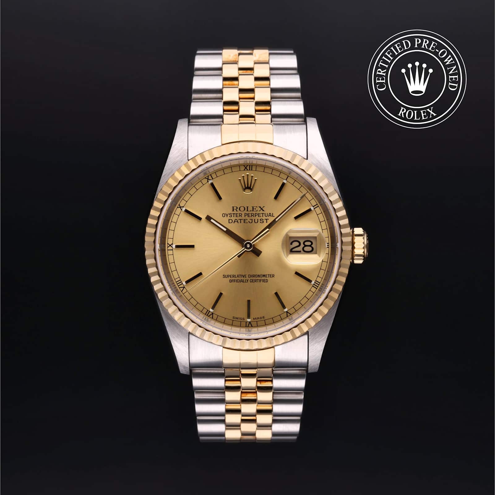 Rolex Datejust in Bicolour, 16233 - Bucherer