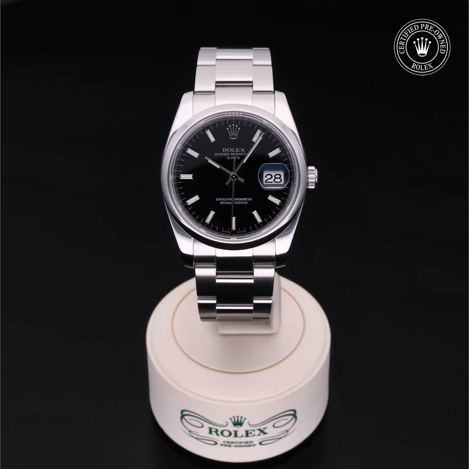 Rolex Date in Stainless steel, 115200 - Bucherer